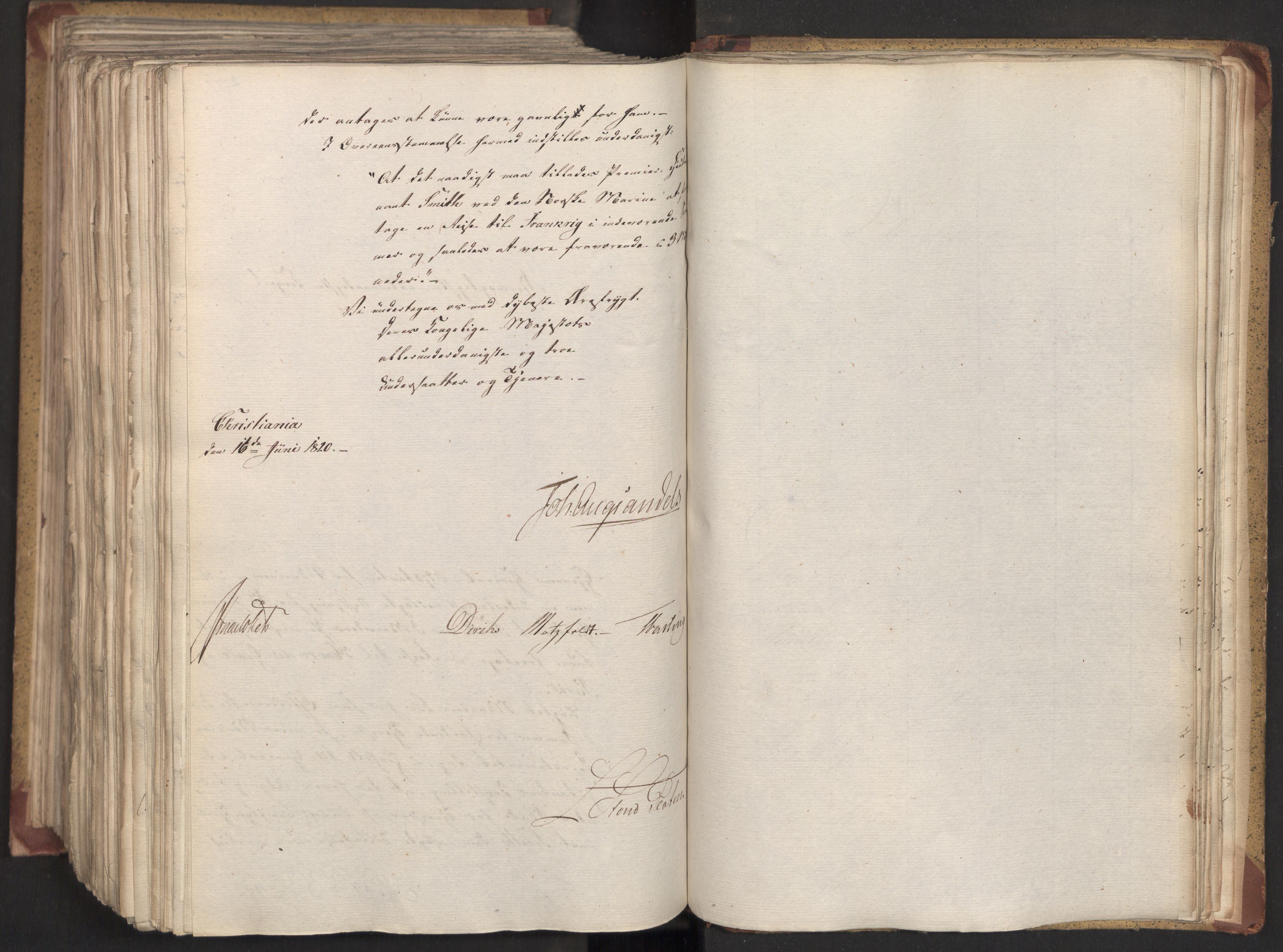Statsrådsavdelingen i Stockholm, AV/RA-S-1003/D/Da/L0022: Regjeringsinnstillinger nr. 4399-4565, 1820, p. 455