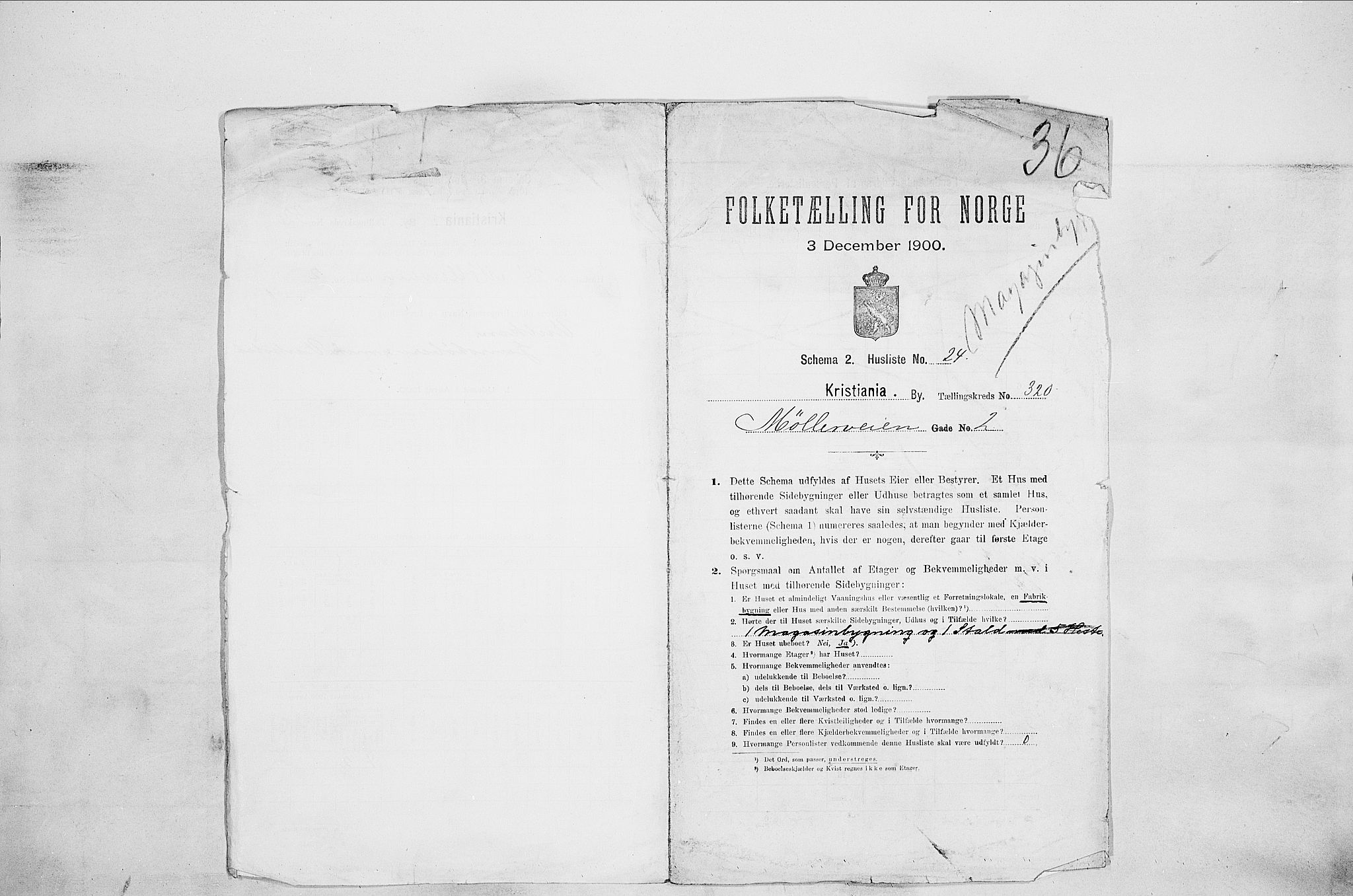 SAO, 1900 census for Kristiania, 1900, p. 62447