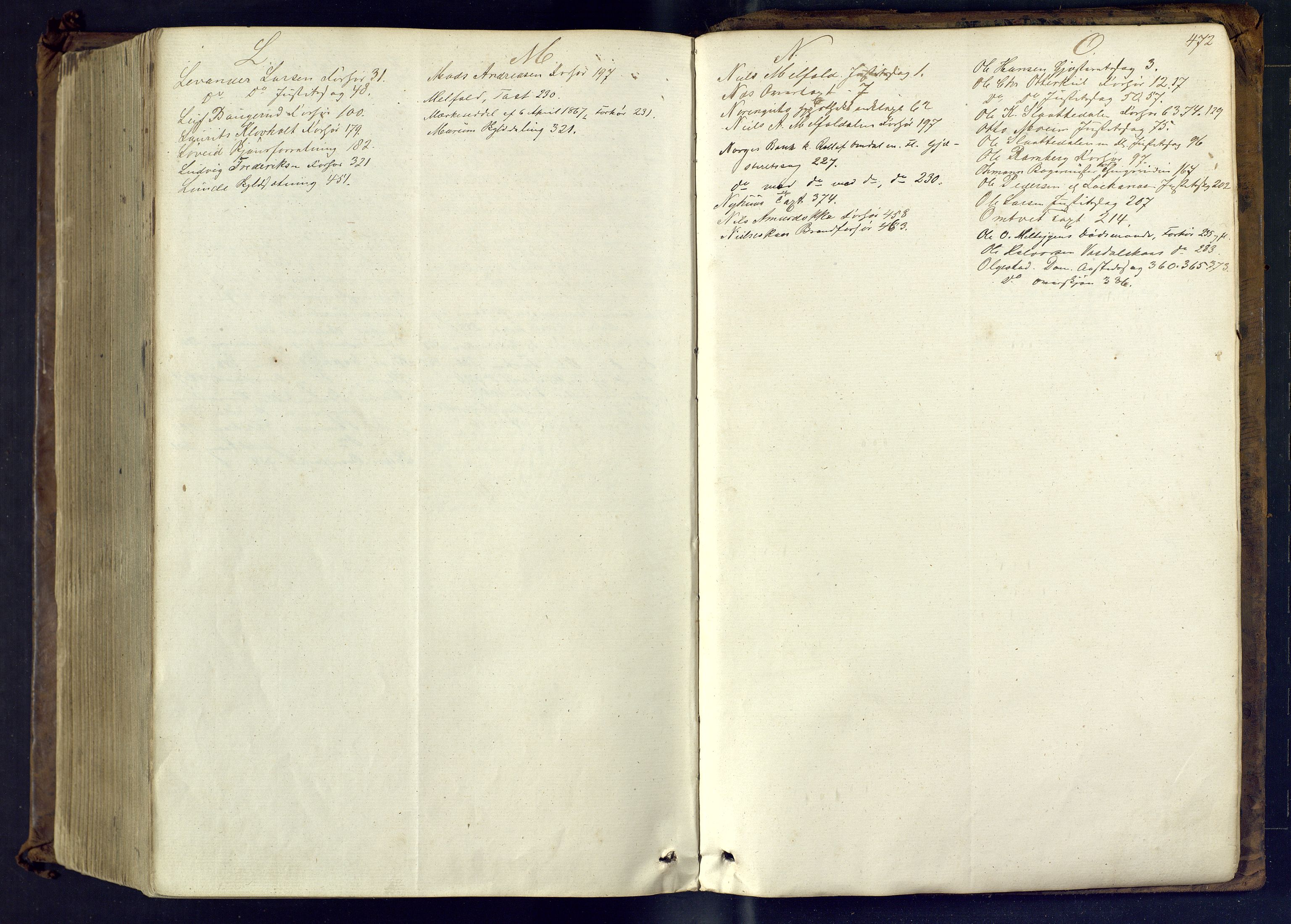 Gjerpen sorenskriveri, AV/SAKO-A-216/F/Fb/L0001: Ekstrarettsprotokoll, 1861-1874, p. 472