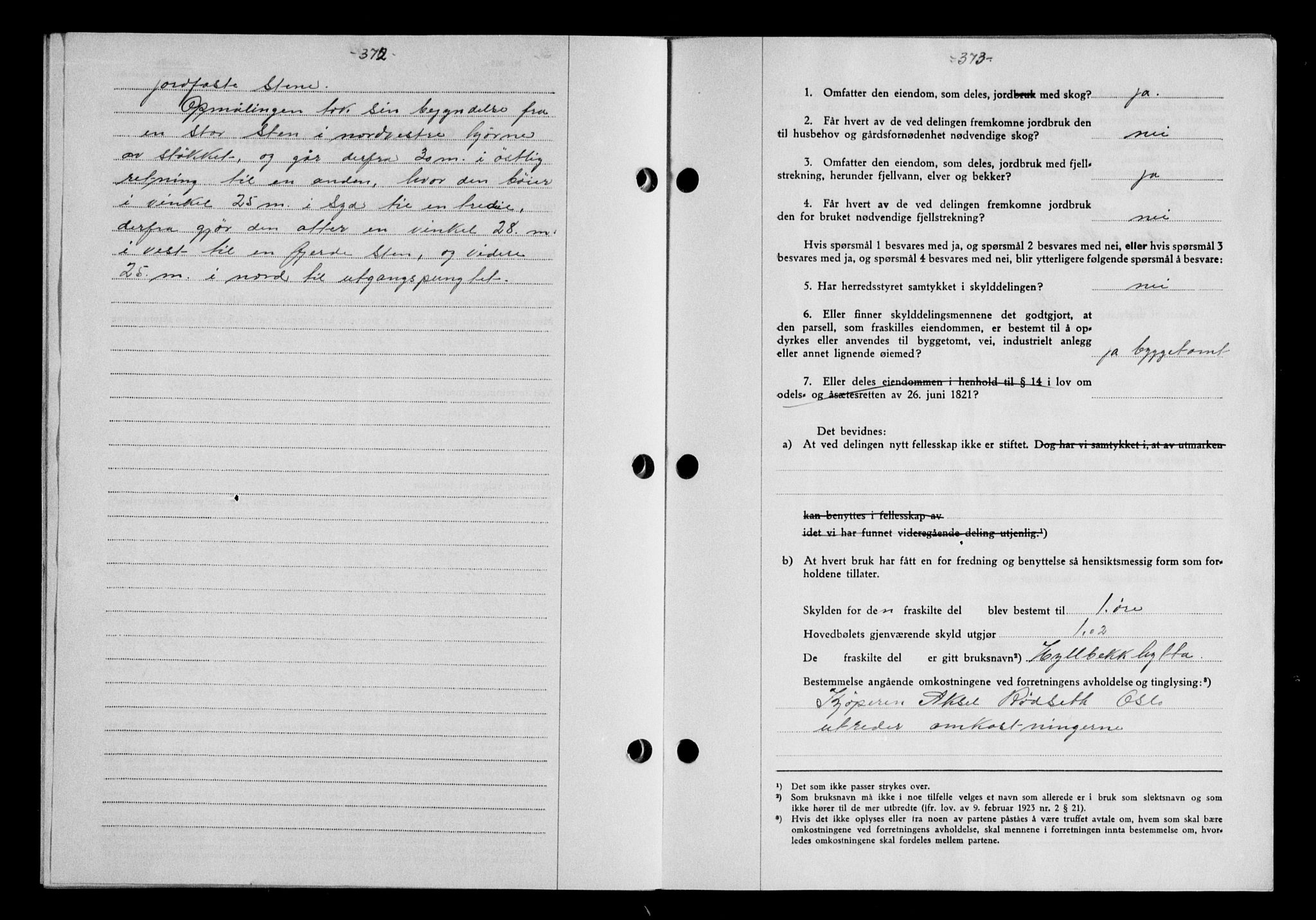 Gauldal sorenskriveri, SAT/A-0014/1/2/2C/L0058: Mortgage book no. 63, 1944-1945, Diary no: : 1138/1944