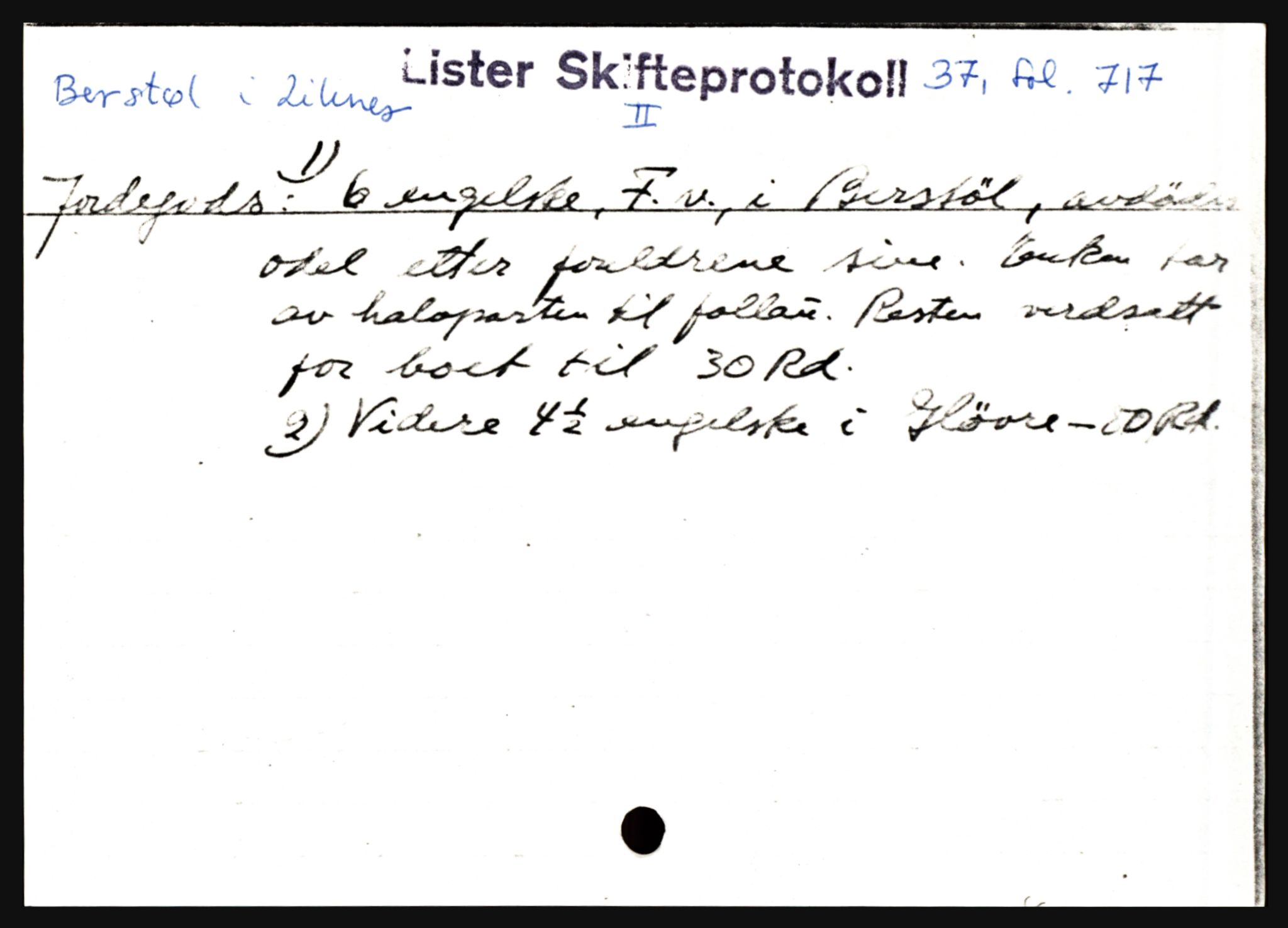 Lister sorenskriveri, AV/SAK-1221-0003/H, p. 1399