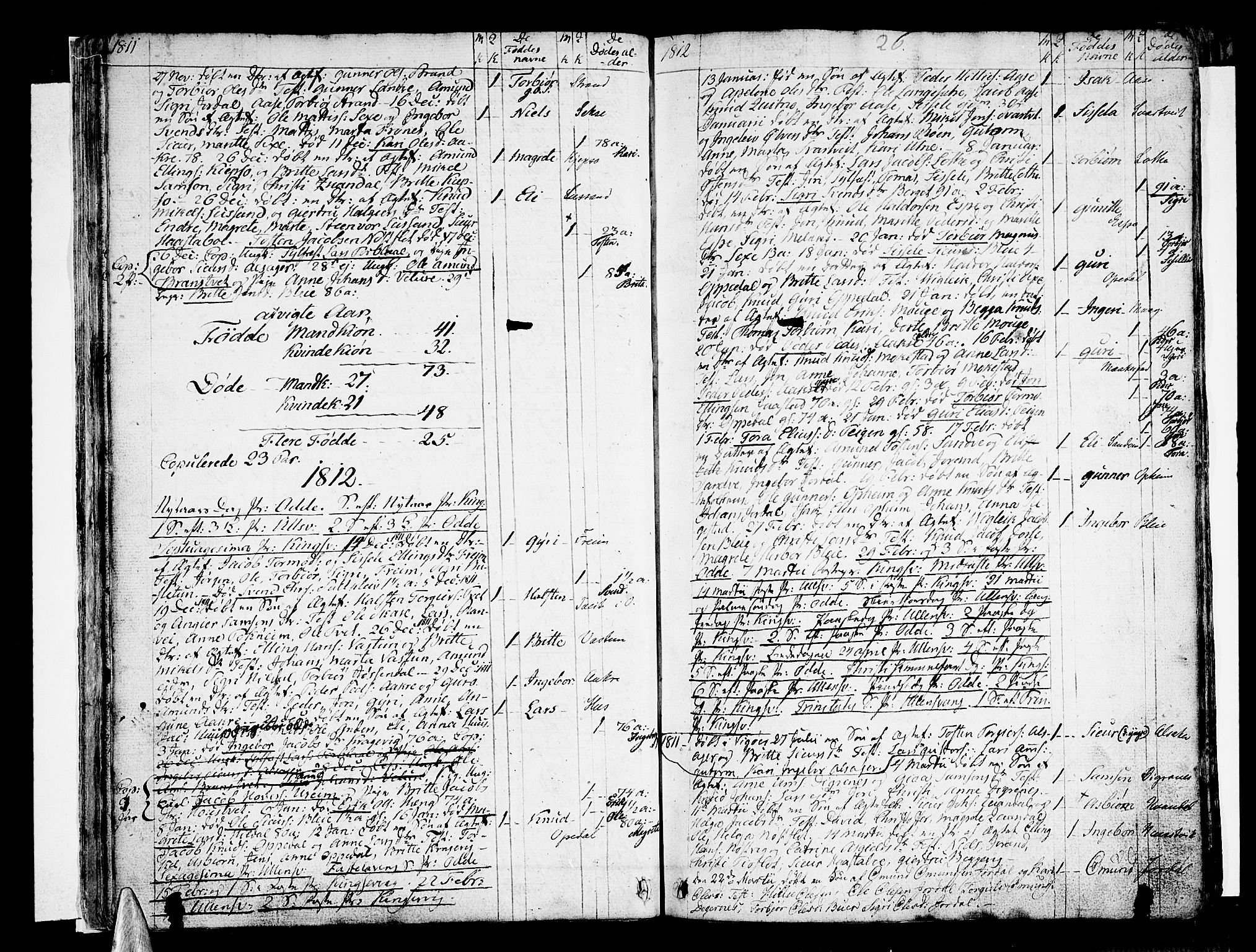 Ullensvang sokneprestembete, SAB/A-78701/H/Haa: Parish register (official) no. A 8, 1804-1835, p. 26
