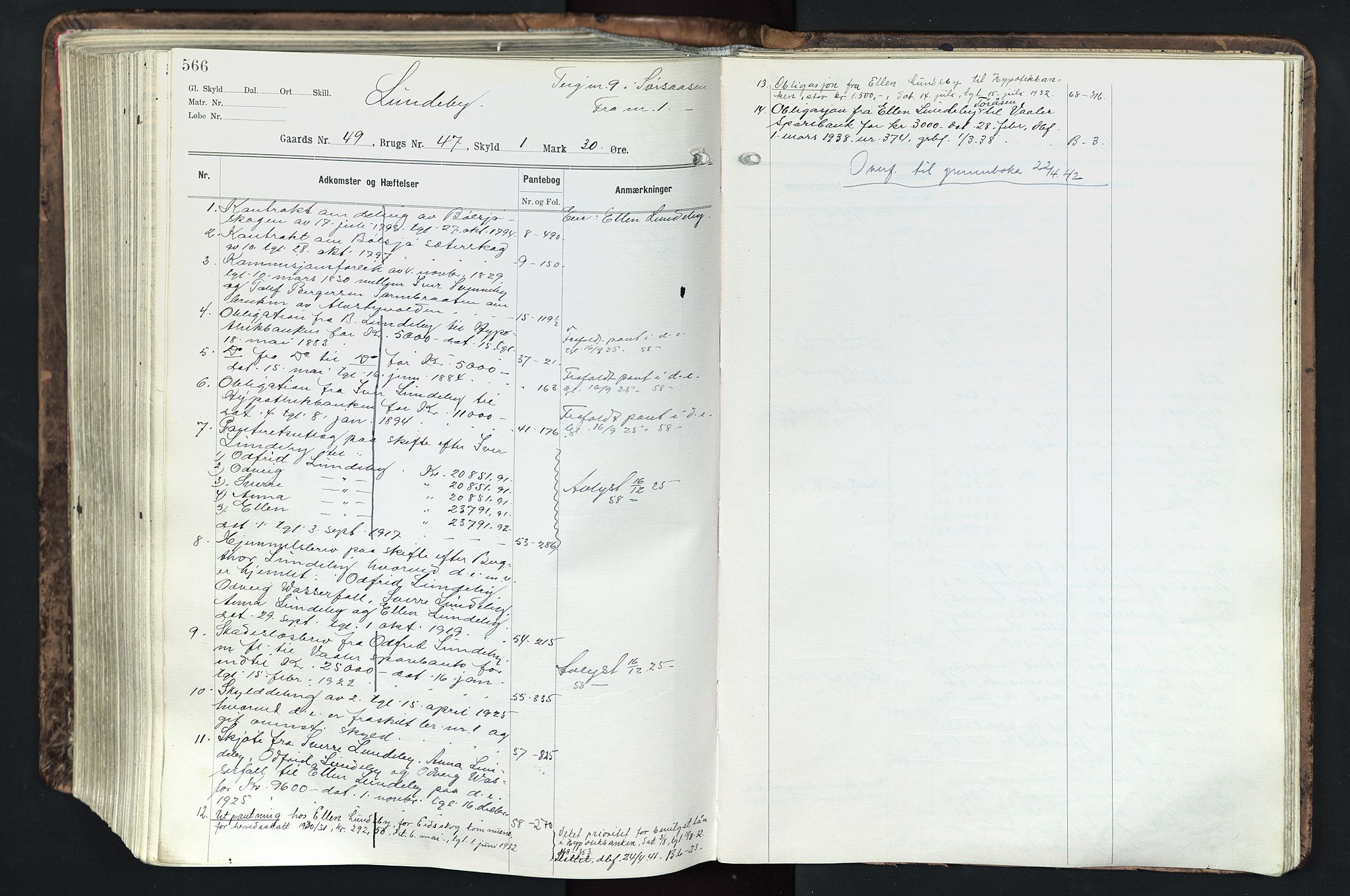 Solør tingrett, AV/SAH-TING-008/H/Ha/Hak/L0003: Mortgage register no. III, 1900-1935, p. 566