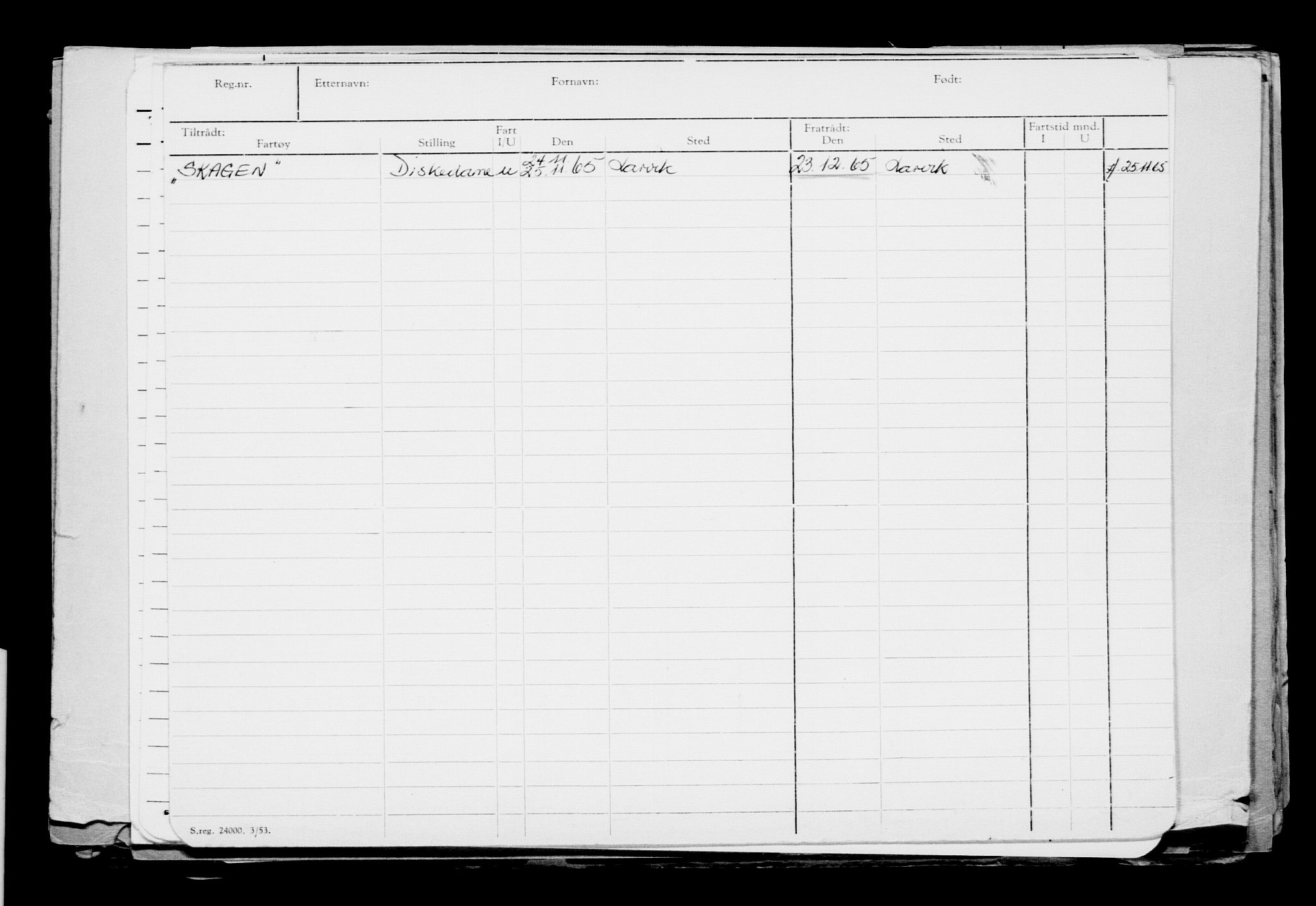 Direktoratet for sjømenn, AV/RA-S-3545/G/Gb/L0013: Hovedkort, 1893, p. 2