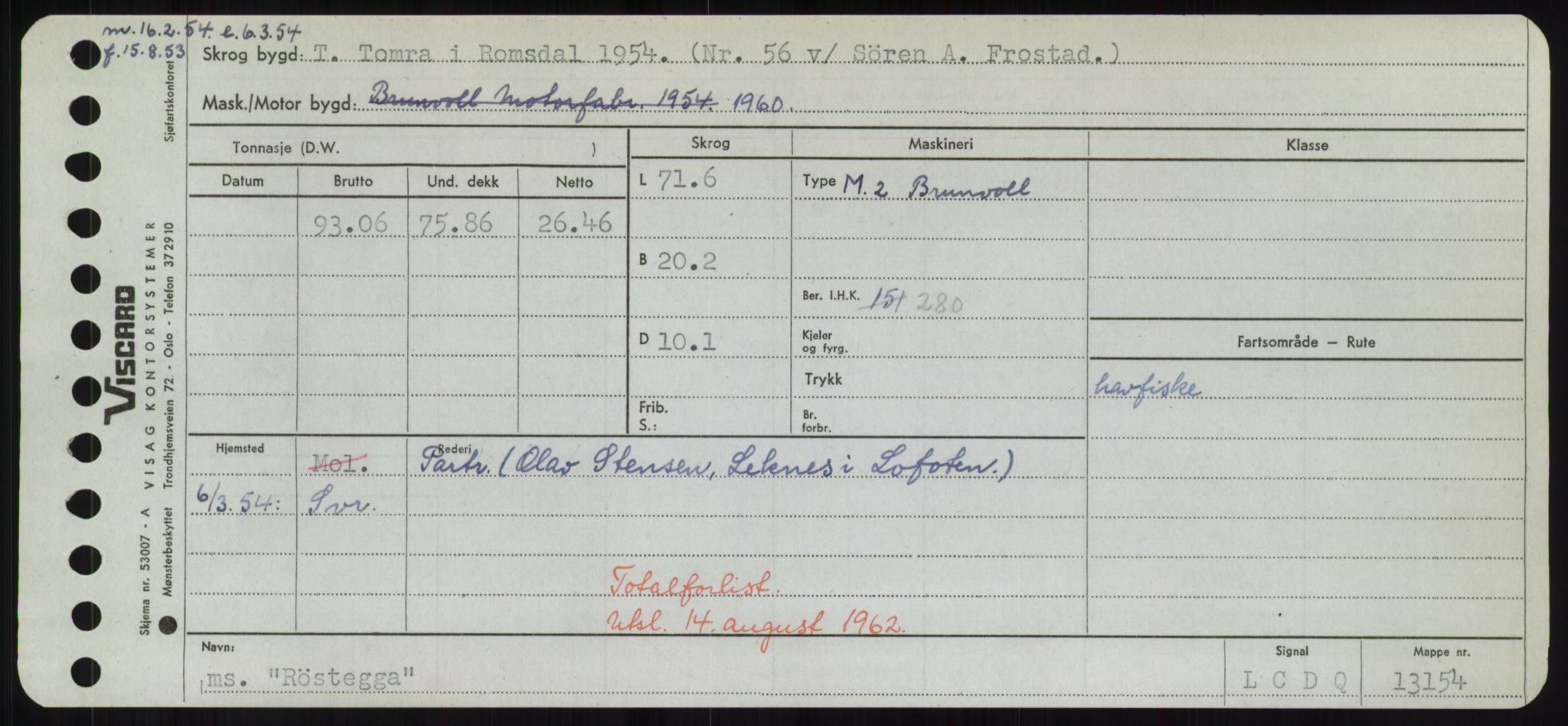 Sjøfartsdirektoratet med forløpere, Skipsmålingen, RA/S-1627/H/Hd/L0031: Fartøy, Rju-Sam, p. 469