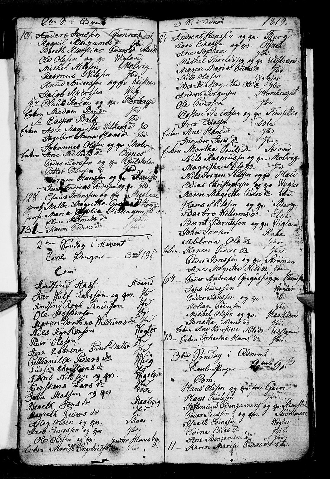 Kvæfjord sokneprestkontor, AV/SATØ-S-1323/G/Ga/Gab/L0001klokker: Parish register (copy) no. 1, 1806-1824