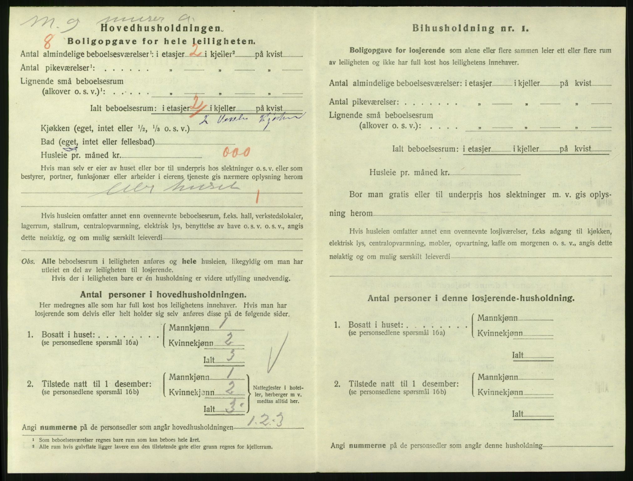 SAKO, 1920 census for Larvik, 1920, p. 3599