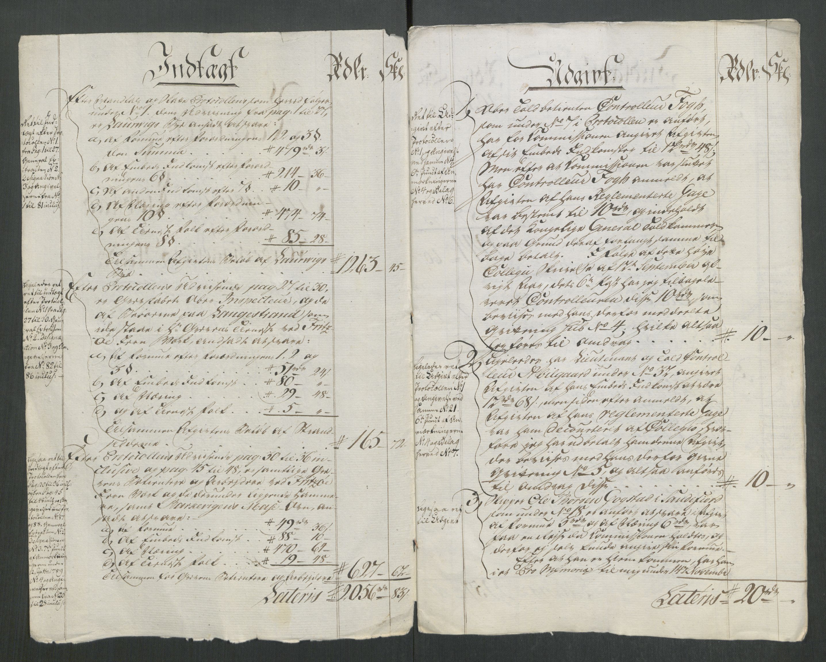 Rentekammeret inntil 1814, Reviderte regnskaper, Mindre regnskaper, AV/RA-EA-4068/Rf/Rfe/L0020: Kongsberg, Kragerø, Larvik, 1789, p. 271