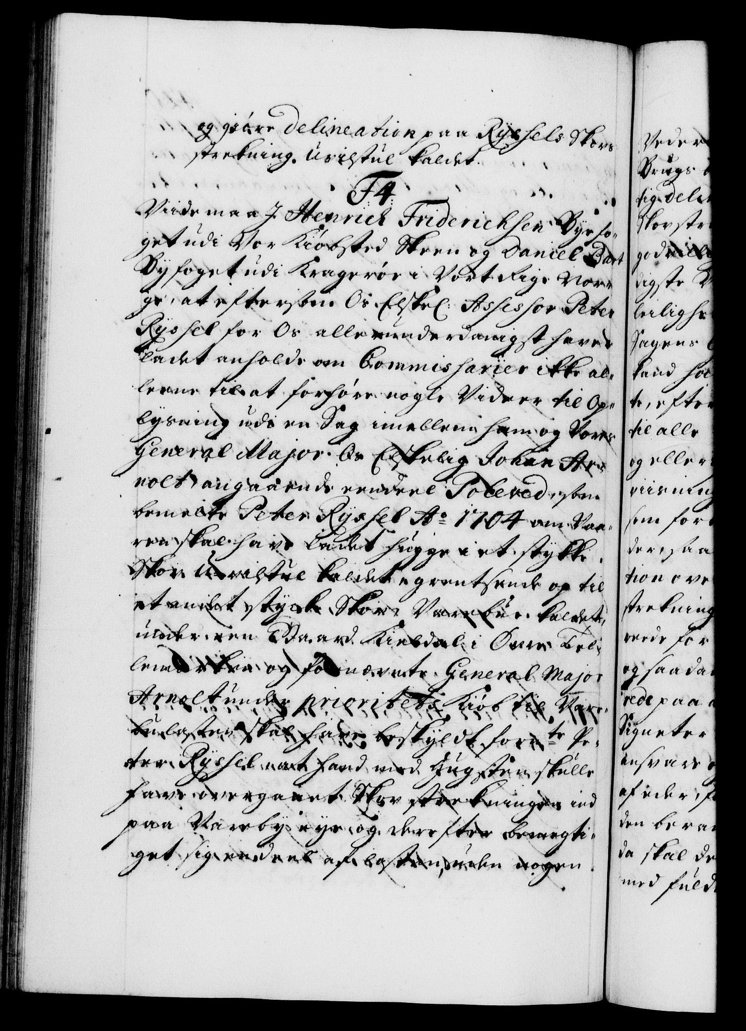 Danske Kanselli 1572-1799, AV/RA-EA-3023/F/Fc/Fca/Fcab/L0017: Norske tegnelser, 1704-1706, p. 420b