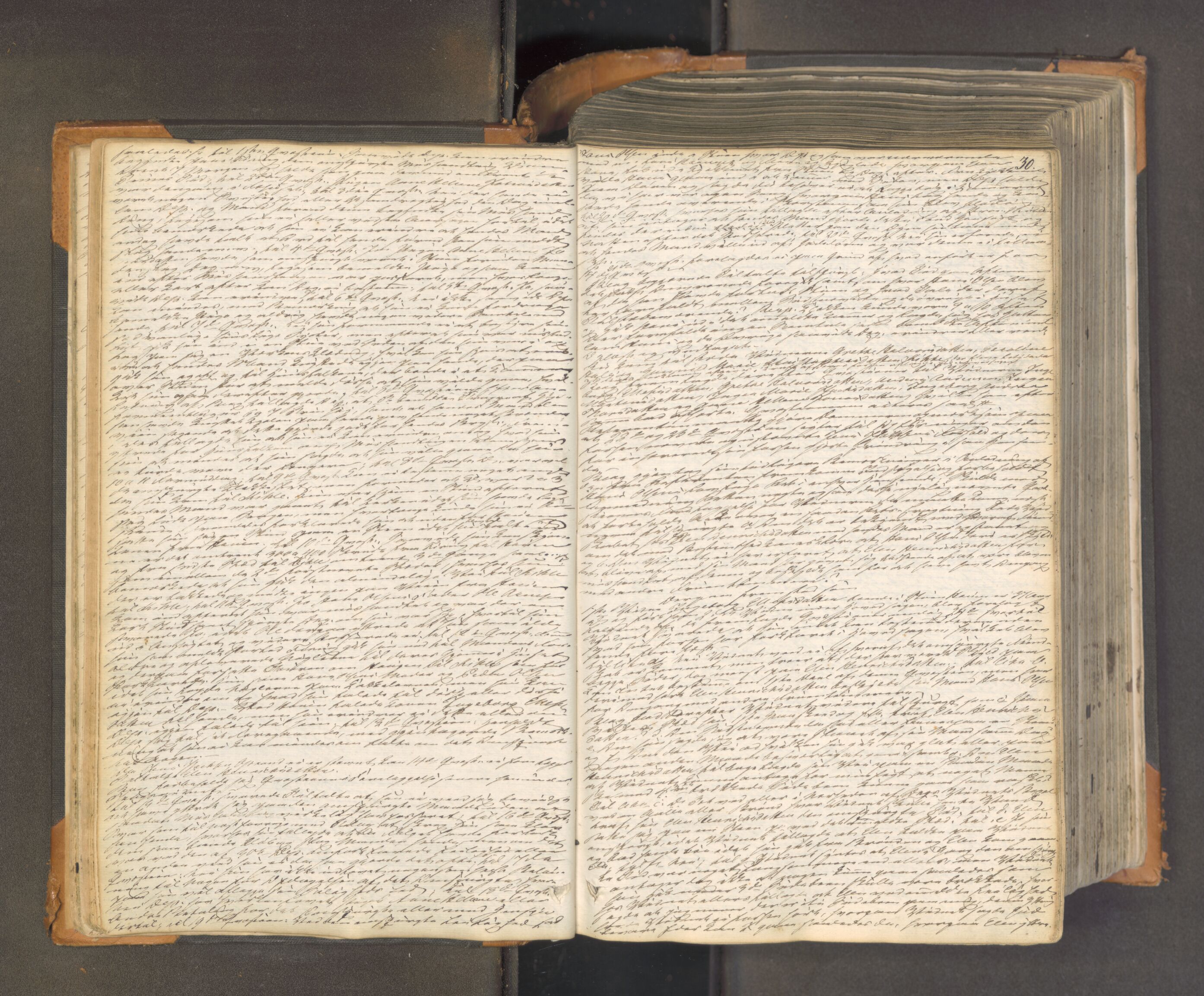 Søndre Jarlsberg sorenskriveri, AV/SAKO-A-129/F/Fa/L0033: Tingbok, 1837-1845, p. 29b-30a