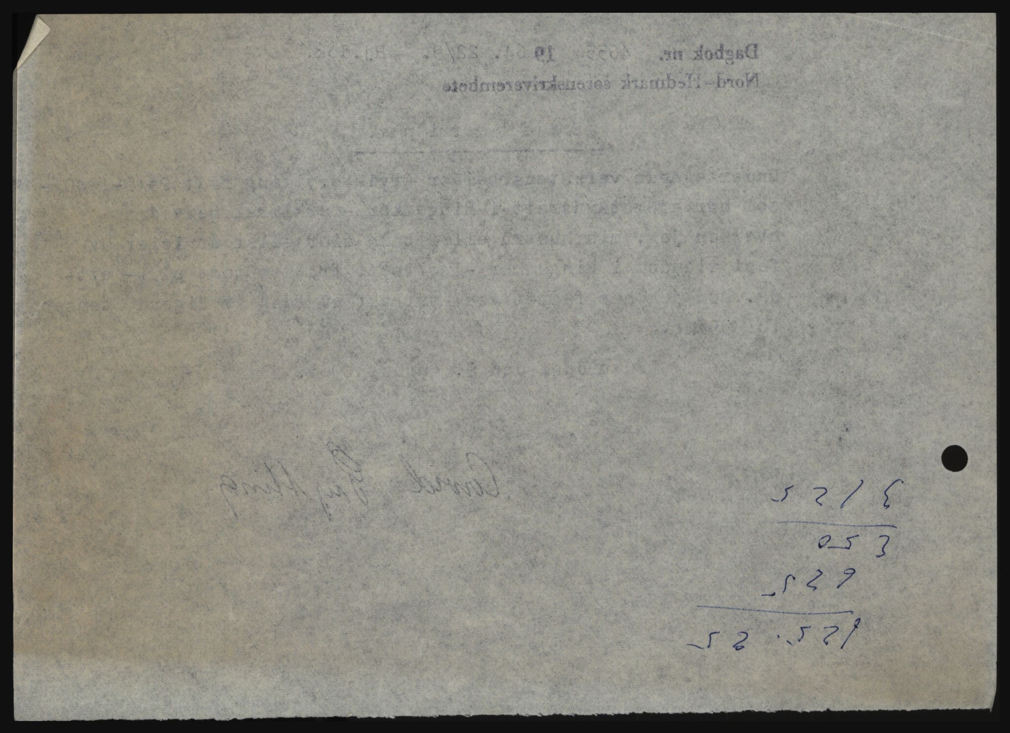 Nord-Hedmark sorenskriveri, SAH/TING-012/H/Hc/L0020: Mortgage book no. 20, 1964-1964, Diary no: : 4655/1964