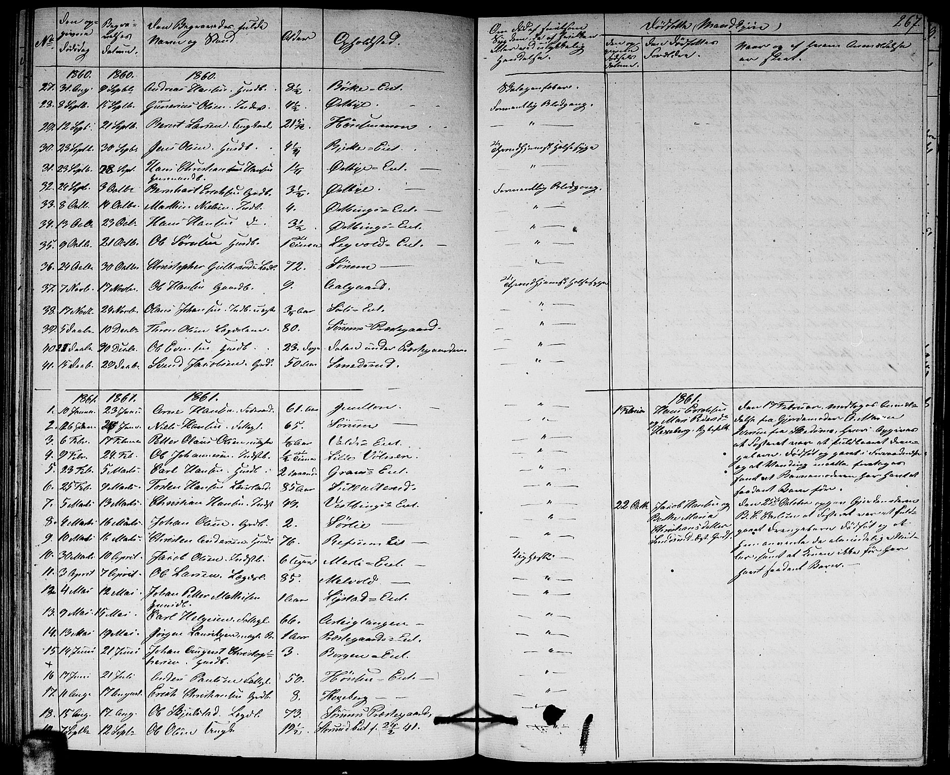 Sørum prestekontor Kirkebøker, AV/SAO-A-10303/G/Ga/L0003: Parish register (copy) no. I 3, 1846-1863, p. 267