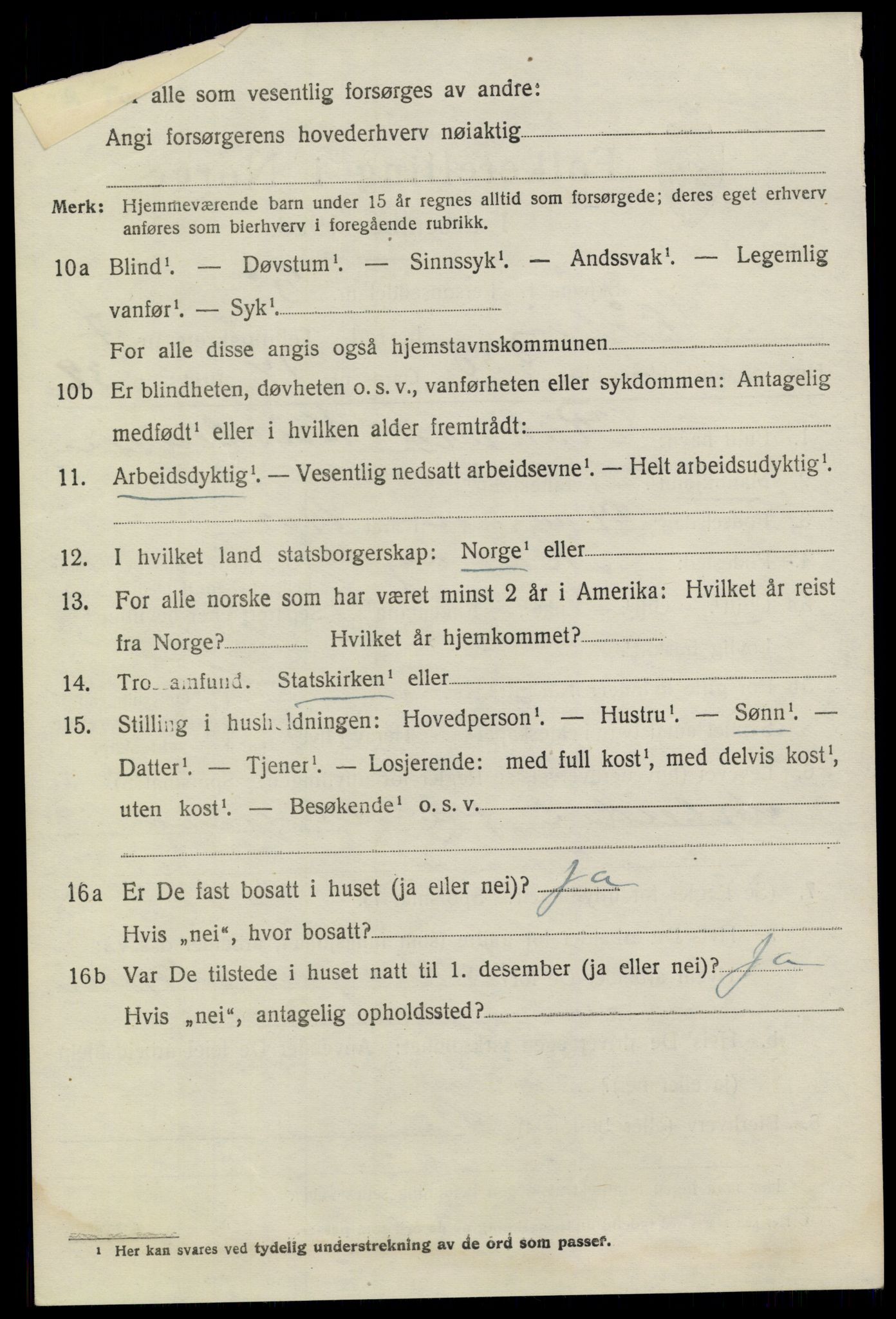 SAKO, 1920 census for Skåtøy, 1920, p. 5863