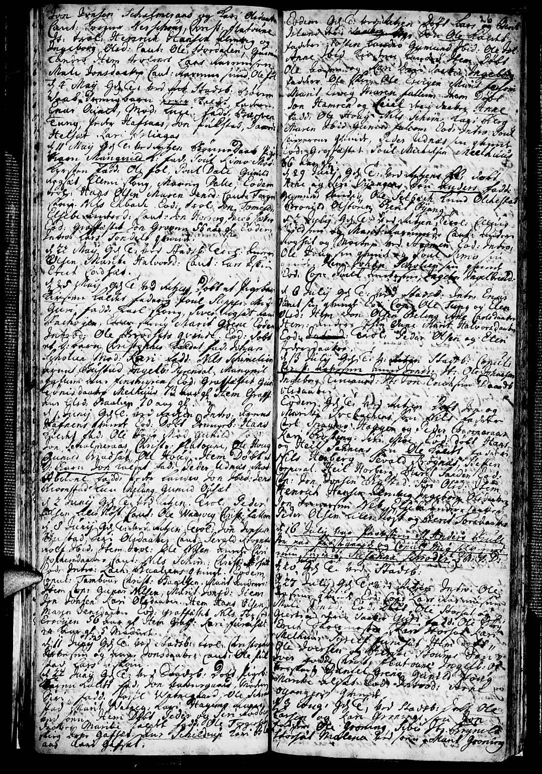 Ministerialprotokoller, klokkerbøker og fødselsregistre - Sør-Trøndelag, SAT/A-1456/646/L0603: Parish register (official) no. 646A01, 1700-1734, p. 26