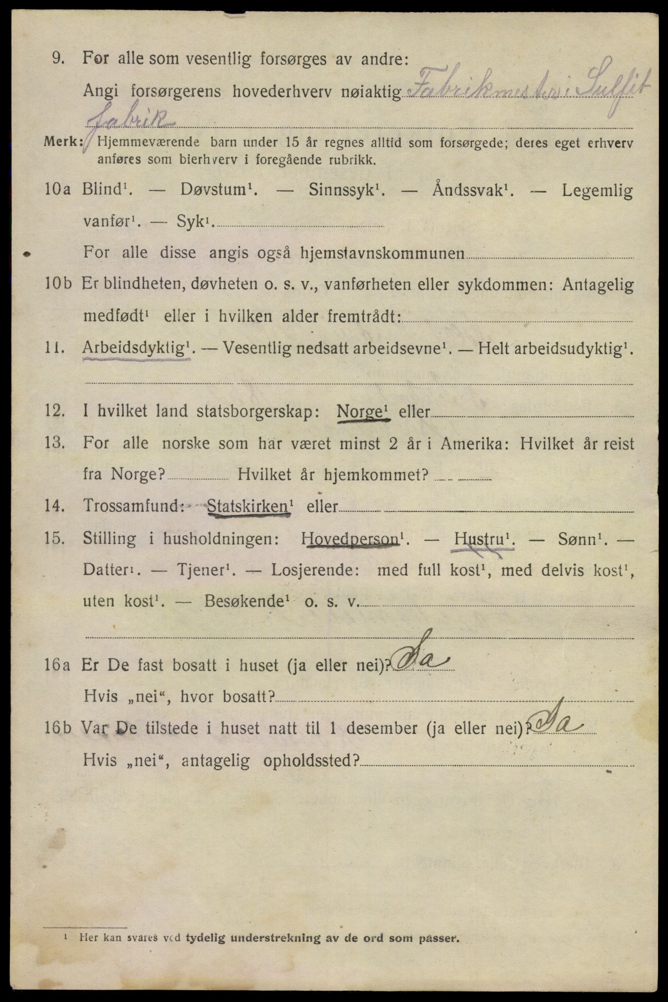 SAO, 1920 census for Eidsvoll, 1920, p. 20916