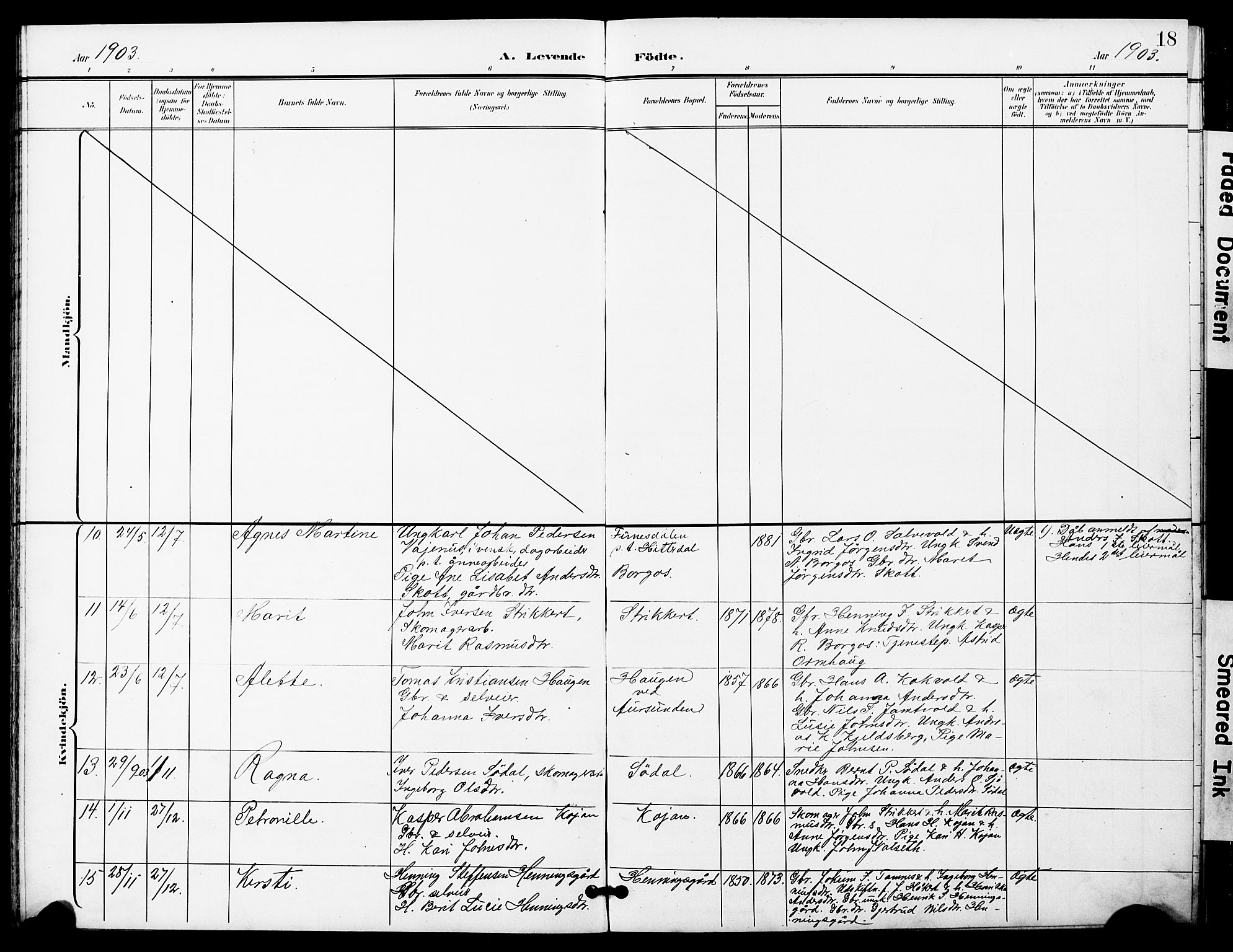 Ministerialprotokoller, klokkerbøker og fødselsregistre - Sør-Trøndelag, SAT/A-1456/683/L0950: Parish register (copy) no. 683C02, 1897-1918, p. 18