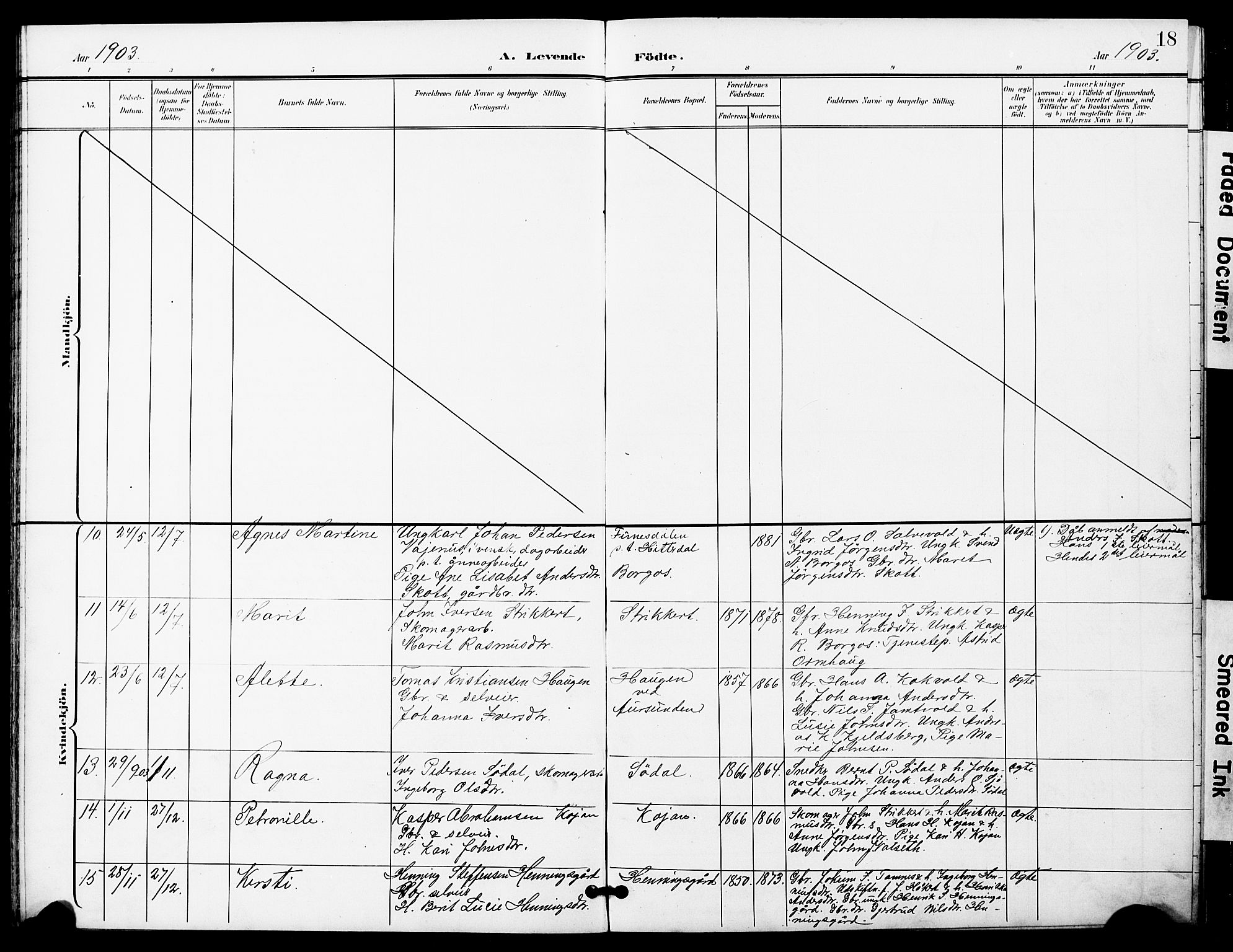 Ministerialprotokoller, klokkerbøker og fødselsregistre - Sør-Trøndelag, AV/SAT-A-1456/683/L0950: Parish register (copy) no. 683C02, 1897-1918, p. 18