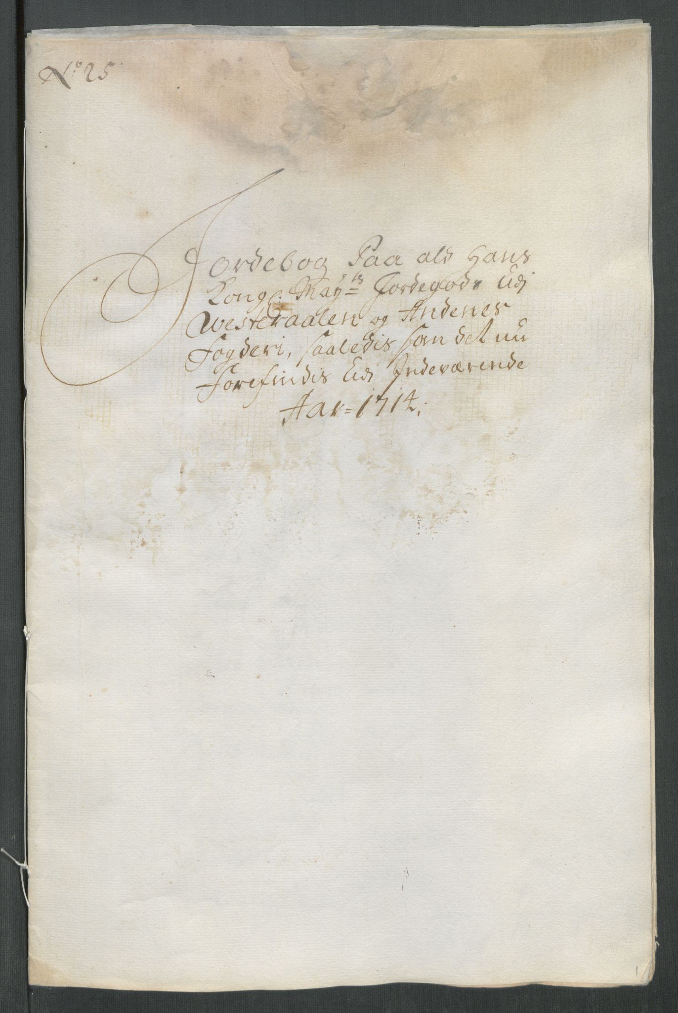 Rentekammeret inntil 1814, Reviderte regnskaper, Fogderegnskap, RA/EA-4092/R67/L4680: Fogderegnskap Vesterålen, Andenes og Lofoten, 1714, p. 151