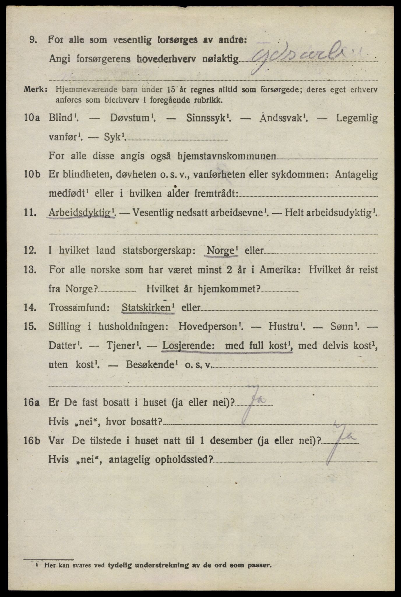 SAO, 1920 census for Høland, 1920, p. 12712