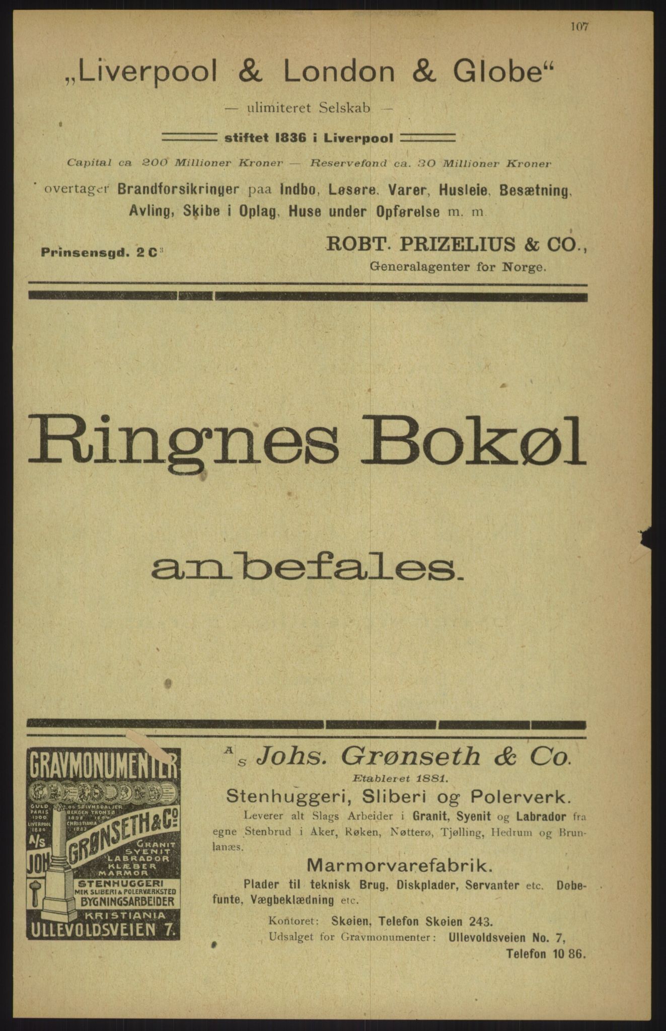 Kristiania/Oslo adressebok, PUBL/-, 1911, p. 107