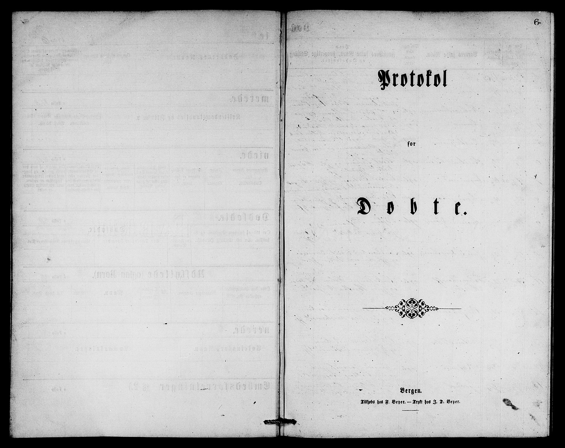 Etne sokneprestembete, SAB/A-75001/H/Hab: Parish register (copy) no. B 3, 1867-1878, p. 6