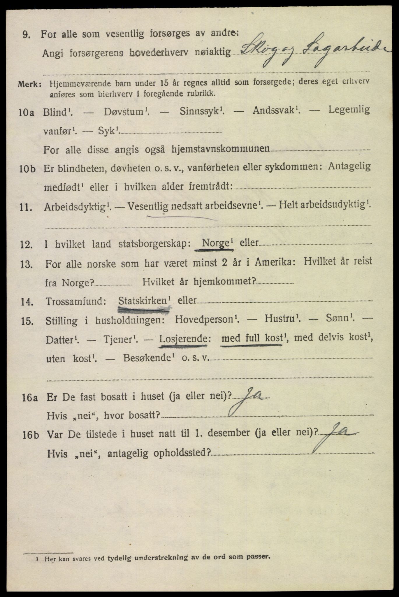 SAK, 1920 census for Øvrebø, 1920, p. 1693