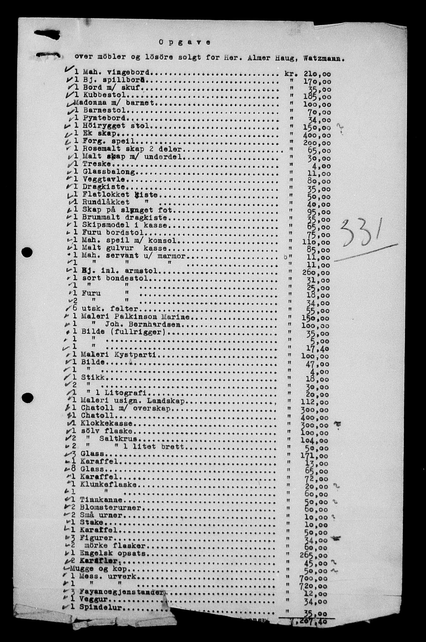 Justisdepartementet, Tilbakeføringskontoret for inndratte formuer, AV/RA-S-1564/H/Hc/Hcc/L0985: --, 1945-1947, p. 333