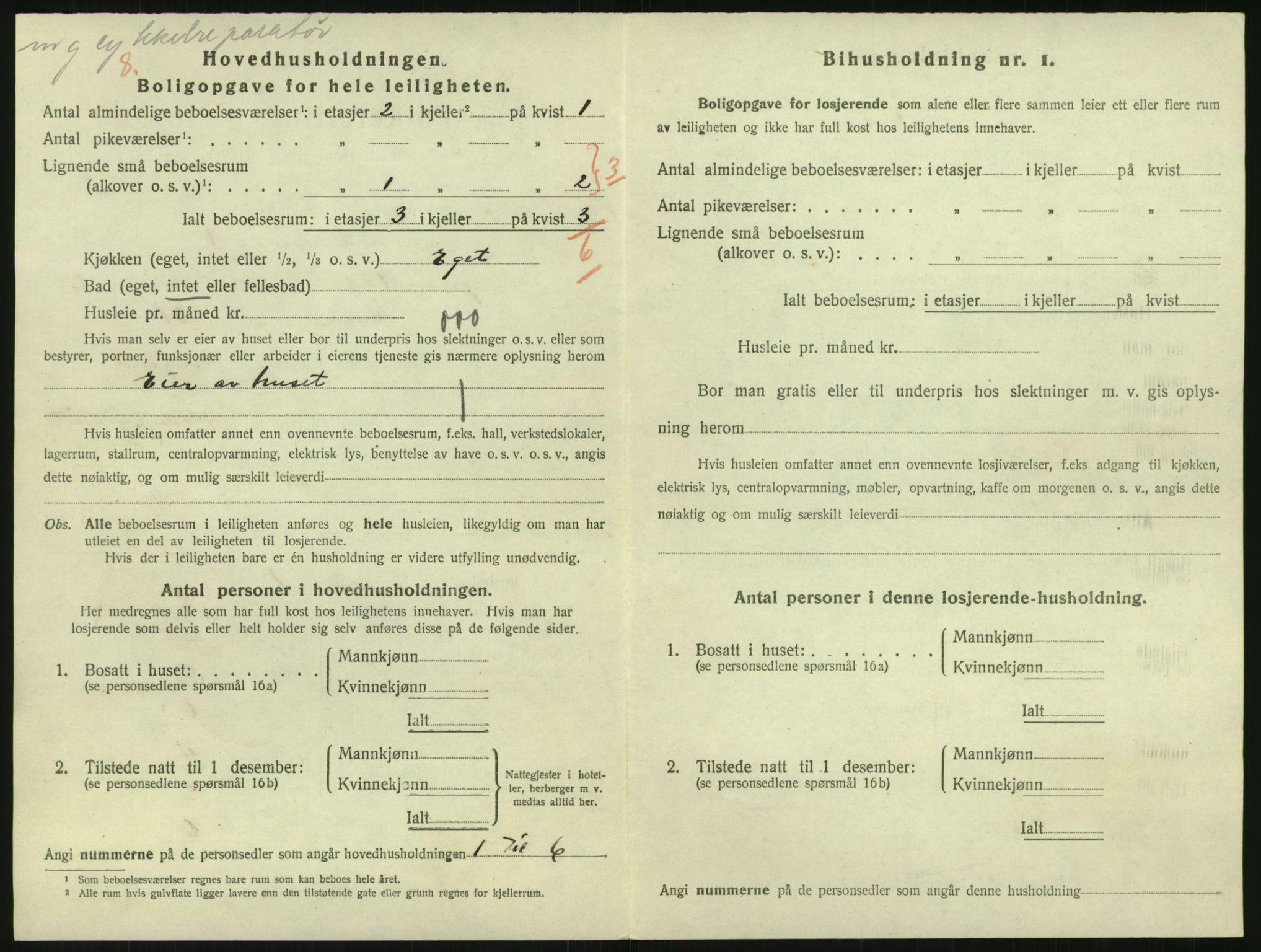 SAK, 1920 census for Grimstad, 1920, p. 1426