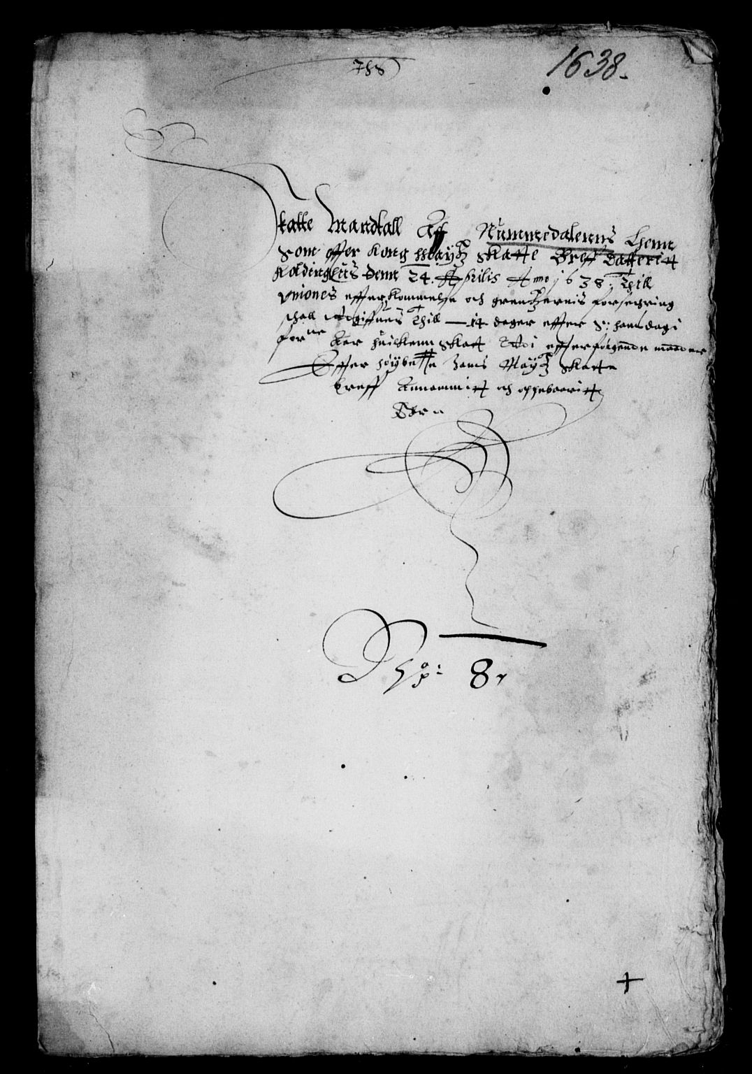 Rentekammeret inntil 1814, Reviderte regnskaper, Lensregnskaper, RA/EA-5023/R/Rb/Rbw/L0063: Trondheim len, 1638-1639