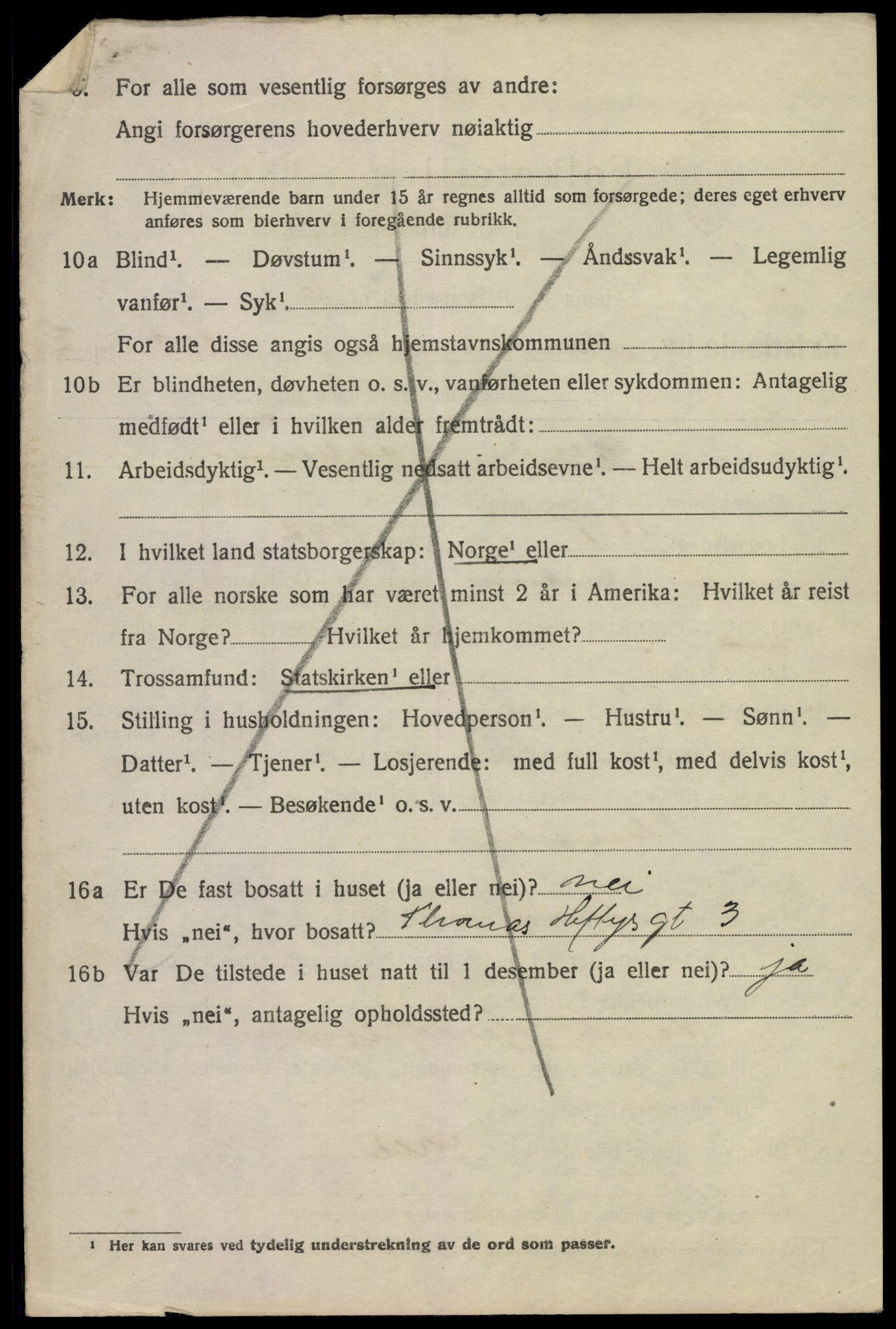 SAO, 1920 census for Kristiania, 1920, p. 384474