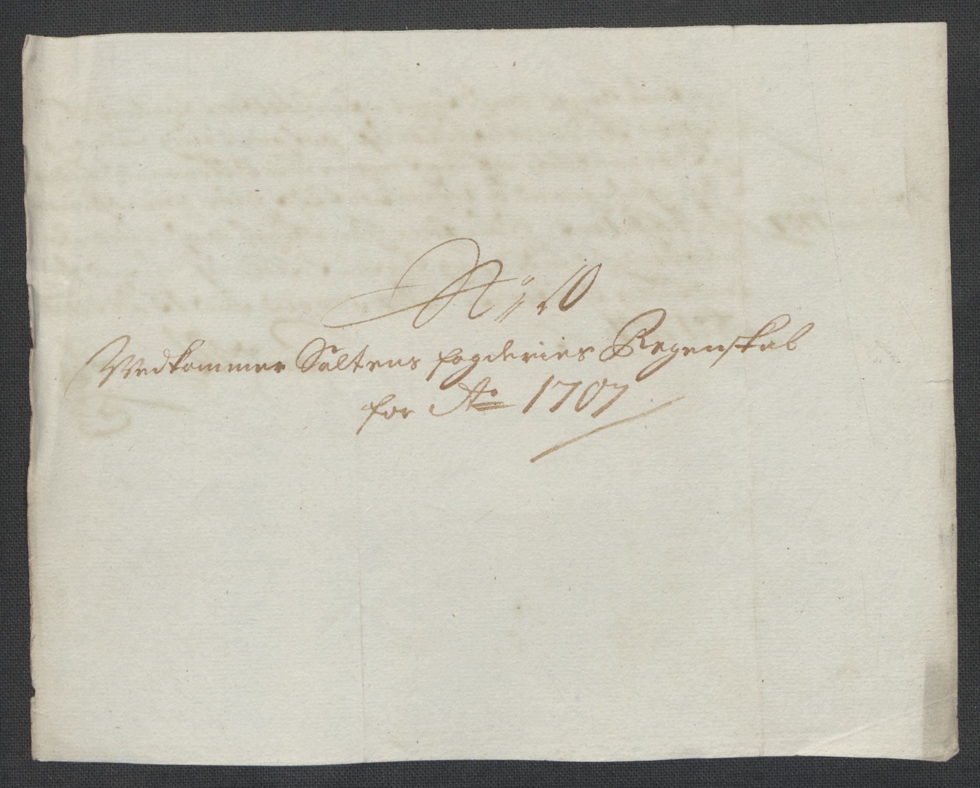 Rentekammeret inntil 1814, Reviderte regnskaper, Fogderegnskap, AV/RA-EA-4092/R66/L4581: Fogderegnskap Salten, 1707-1710, p. 94