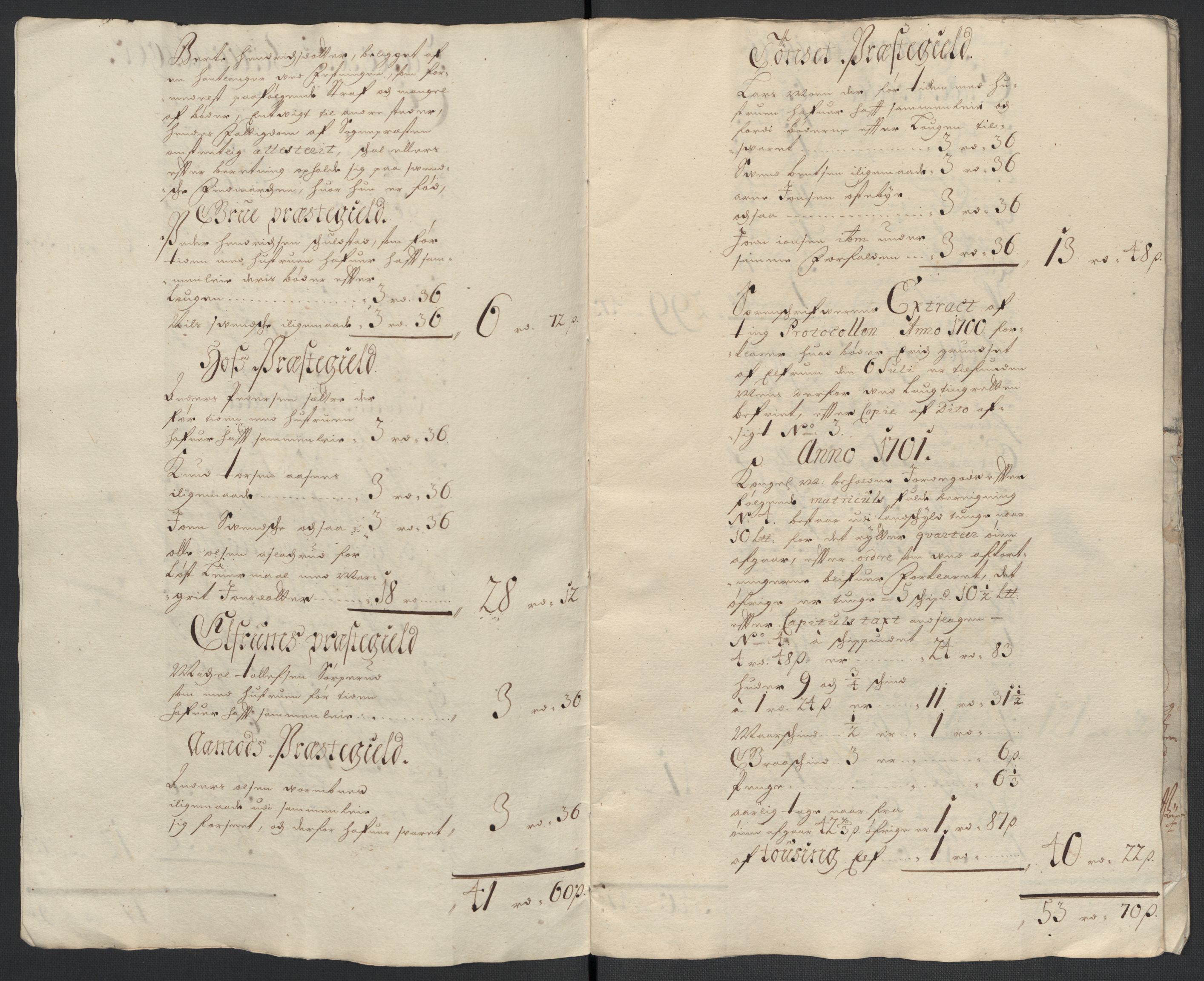 Rentekammeret inntil 1814, Reviderte regnskaper, Fogderegnskap, RA/EA-4092/R13/L0839: Fogderegnskap Solør, Odal og Østerdal, 1701, p. 5