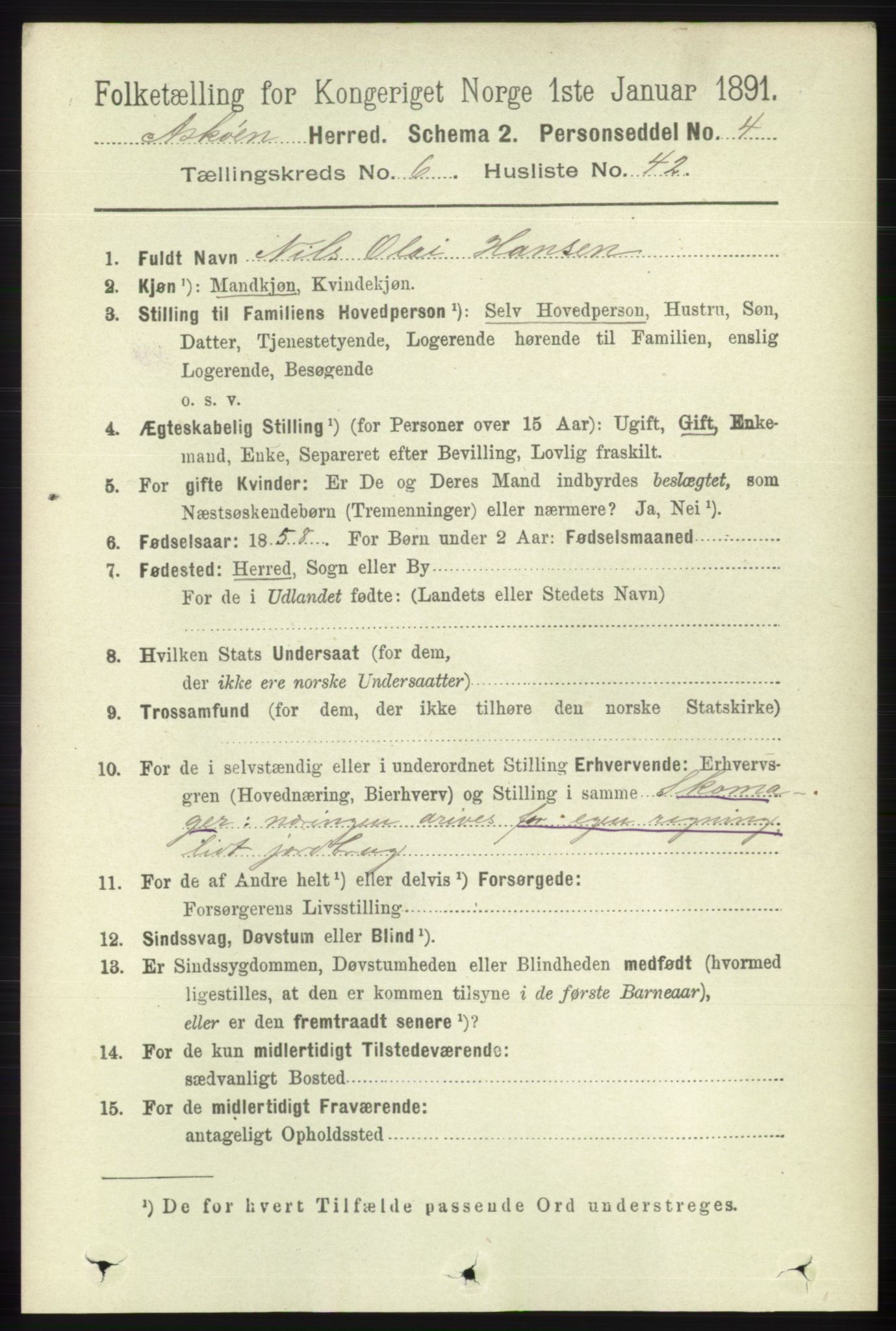 RA, 1891 census for 1247 Askøy, 1891, p. 4219