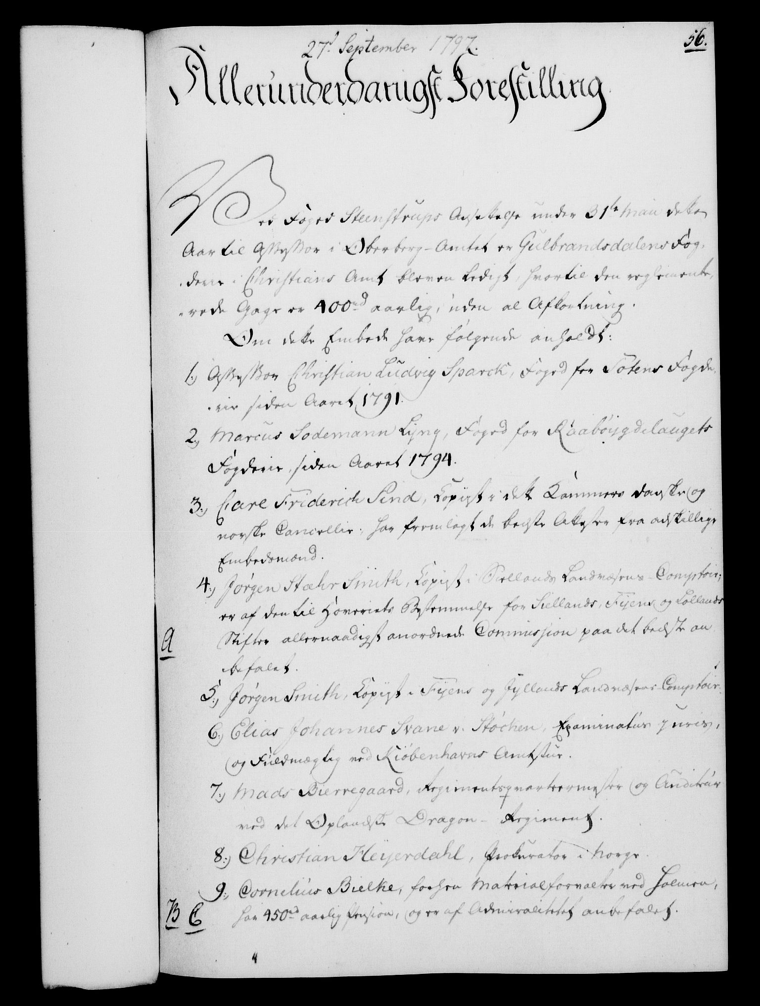 Rentekammeret, Kammerkanselliet, RA/EA-3111/G/Gf/Gfa/L0079: Norsk relasjons- og resolusjonsprotokoll (merket RK 52.79), 1797, p. 288