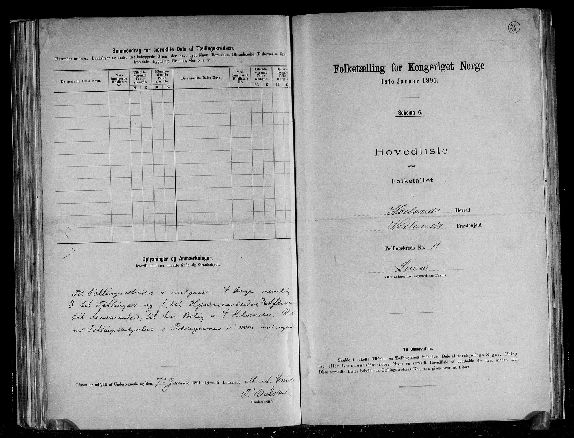 RA, 1891 census for 1123 Høyland, 1891, p. 24