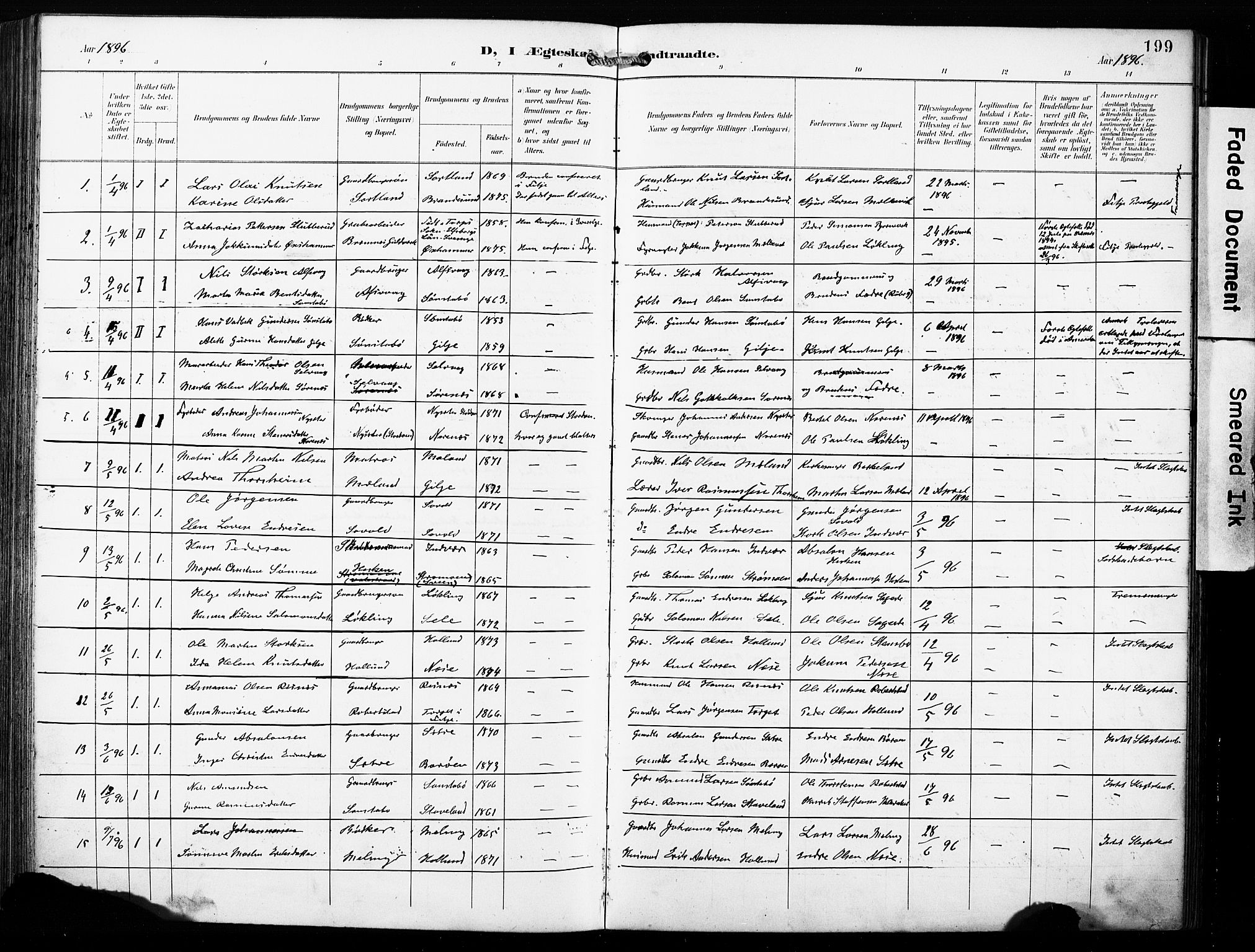 Finnås sokneprestembete, AV/SAB-A-99925/H/Ha/Haa/Haac/L0002: Parish register (official) no. C 2, 1895-1904, p. 199