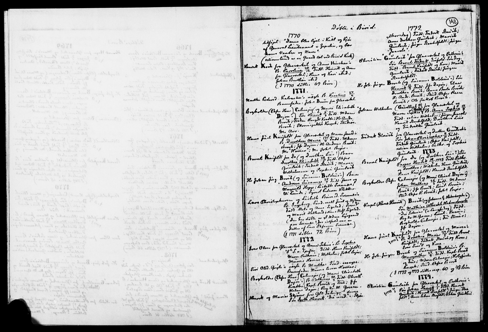 Lassens samlinger, RA/PA-0051/F/Fc: Parish register (official) no. L0081, 1730-1879, p. 148