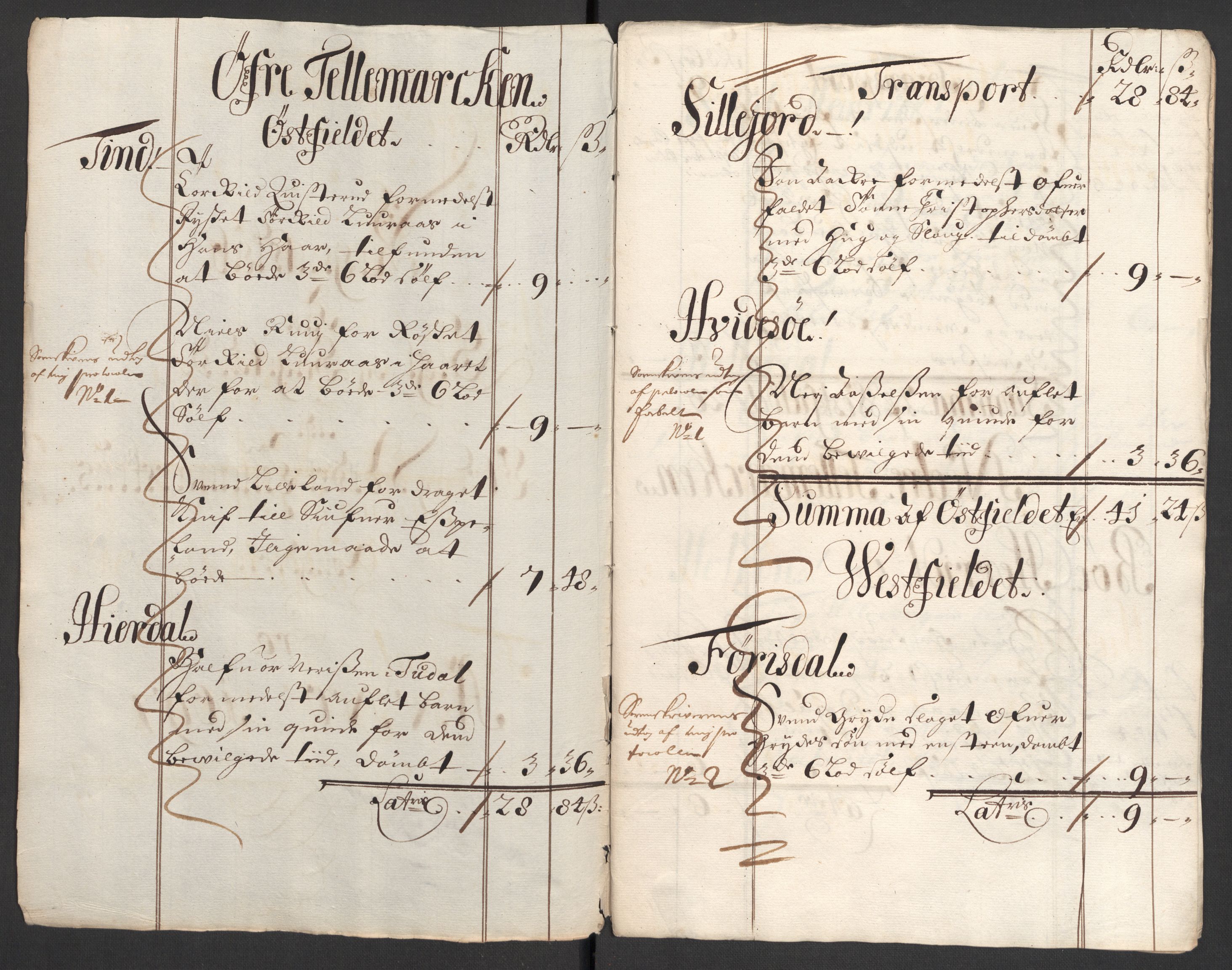 Rentekammeret inntil 1814, Reviderte regnskaper, Fogderegnskap, AV/RA-EA-4092/R36/L2096: Fogderegnskap Øvre og Nedre Telemark og Bamble, 1697, p. 42