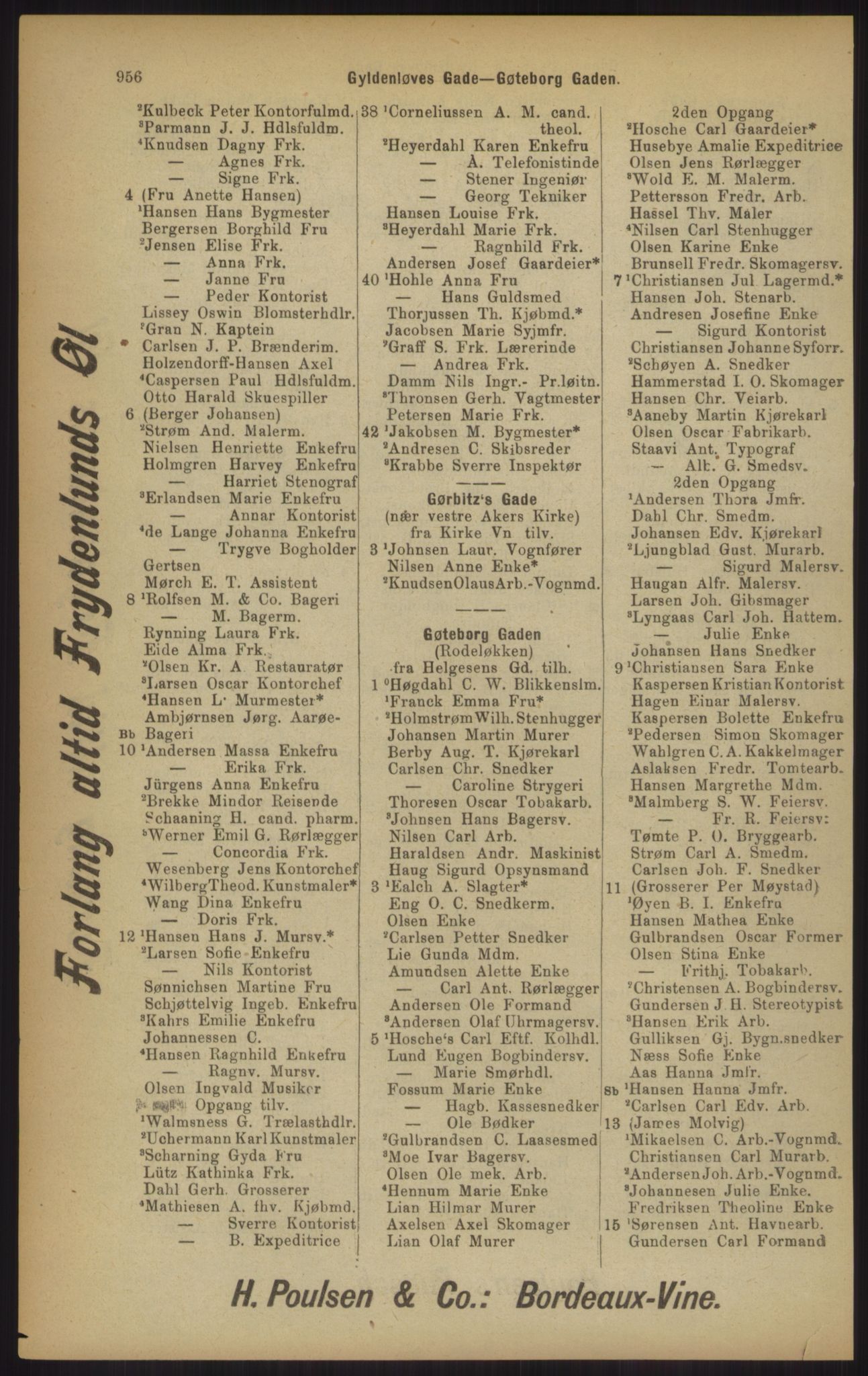 Kristiania/Oslo adressebok, PUBL/-, 1902, p. 956