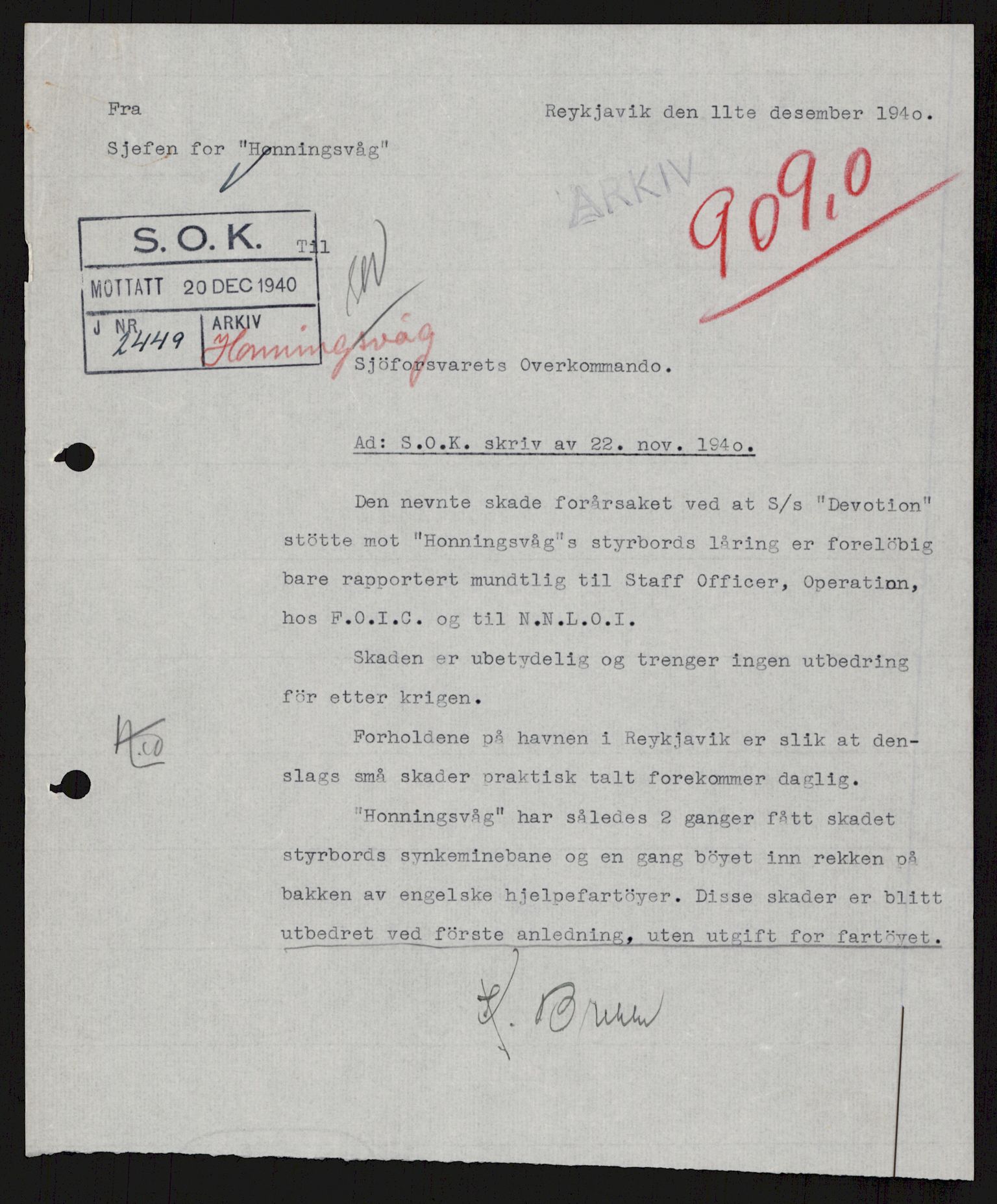 Forsvaret, Sjøforsvarets overkommando, AV/RA-RAFA-2035/D/Dc/L0305: --, 1940-1946, p. 201