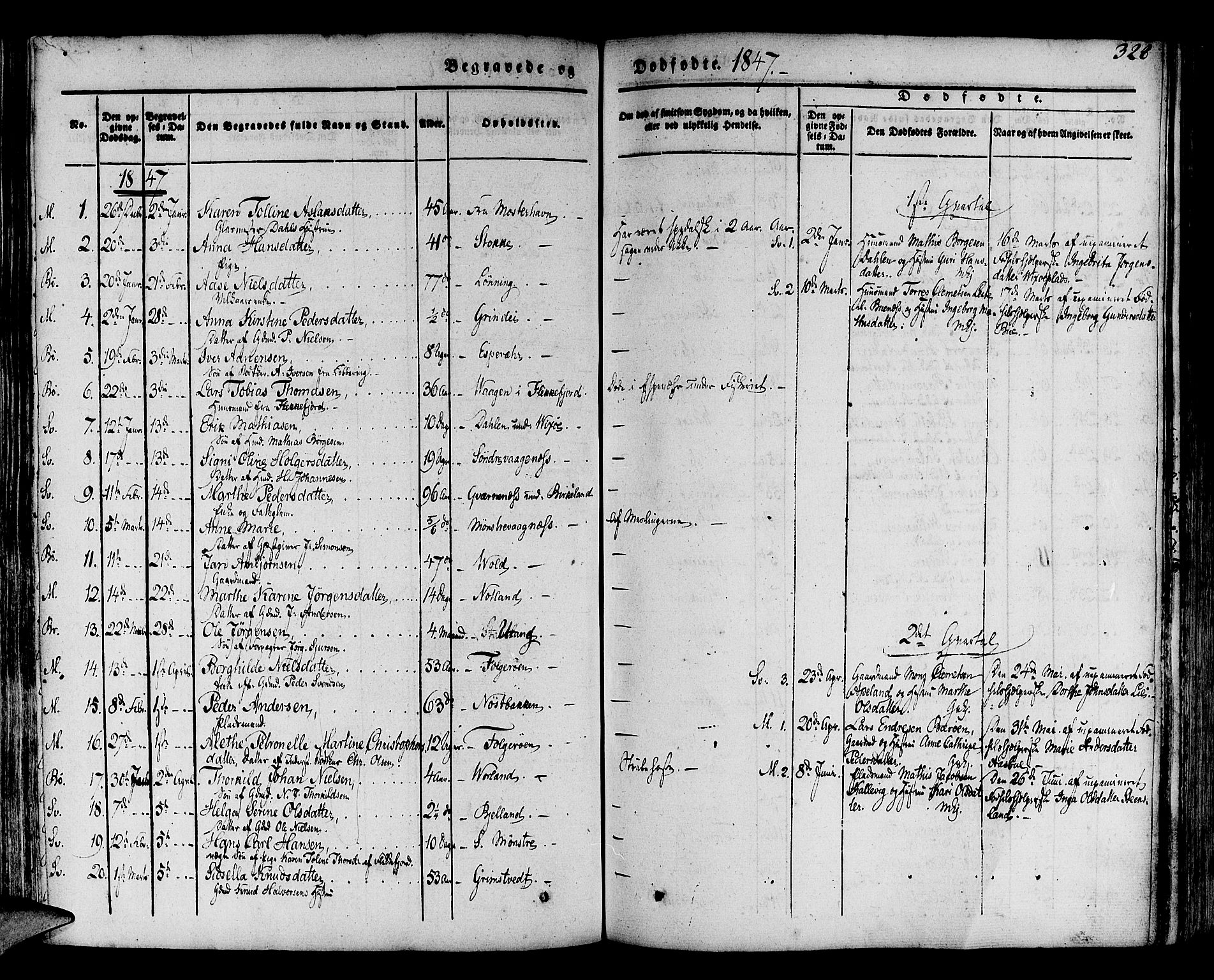 Finnås sokneprestembete, SAB/A-99925/H/Ha/Haa/Haaa/L0006: Parish register (official) no. A 6, 1836-1850, p. 328