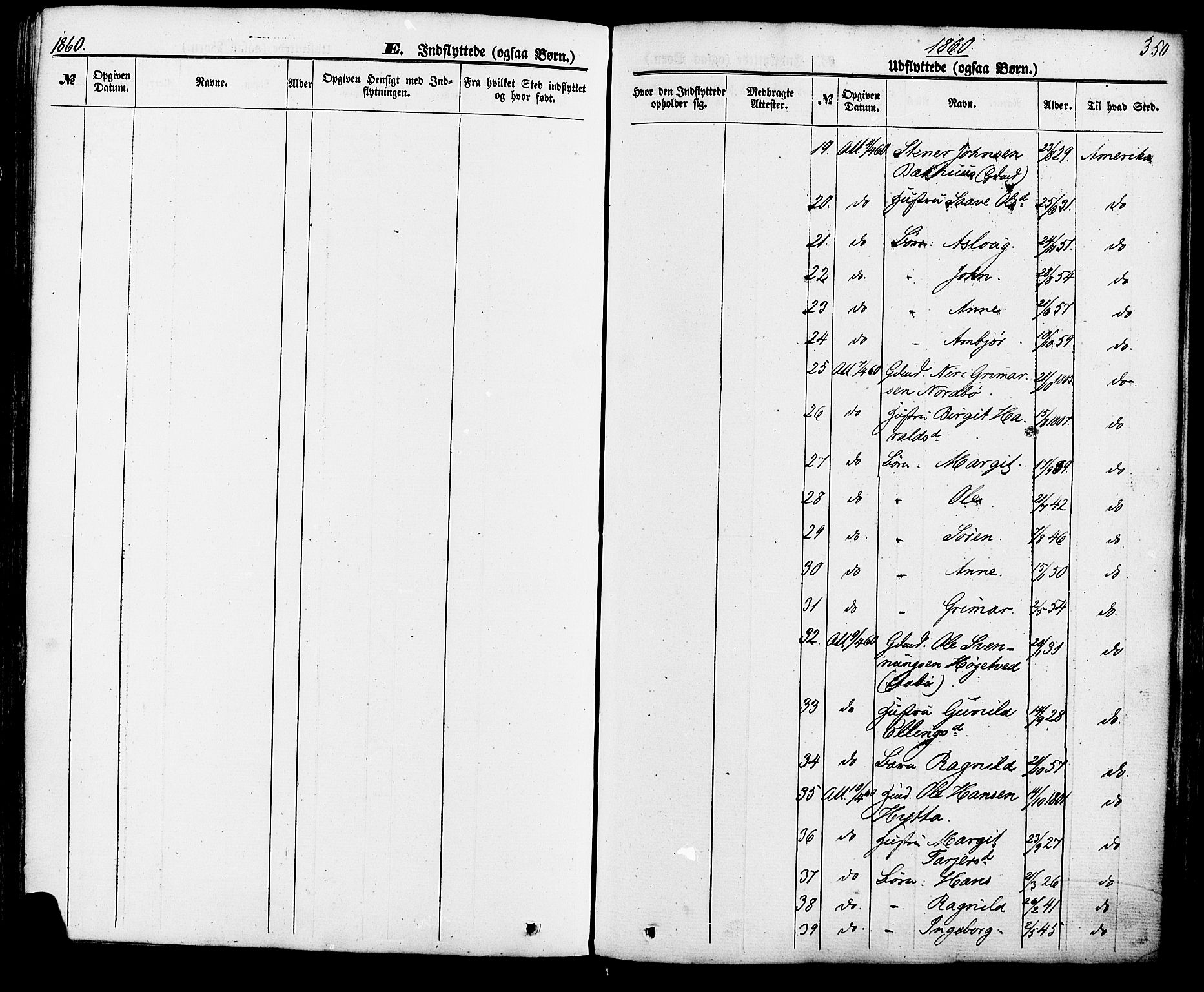 Hjartdal kirkebøker, SAKO/A-270/F/Fa/L0009: Parish register (official) no. I 9, 1860-1879, p. 350