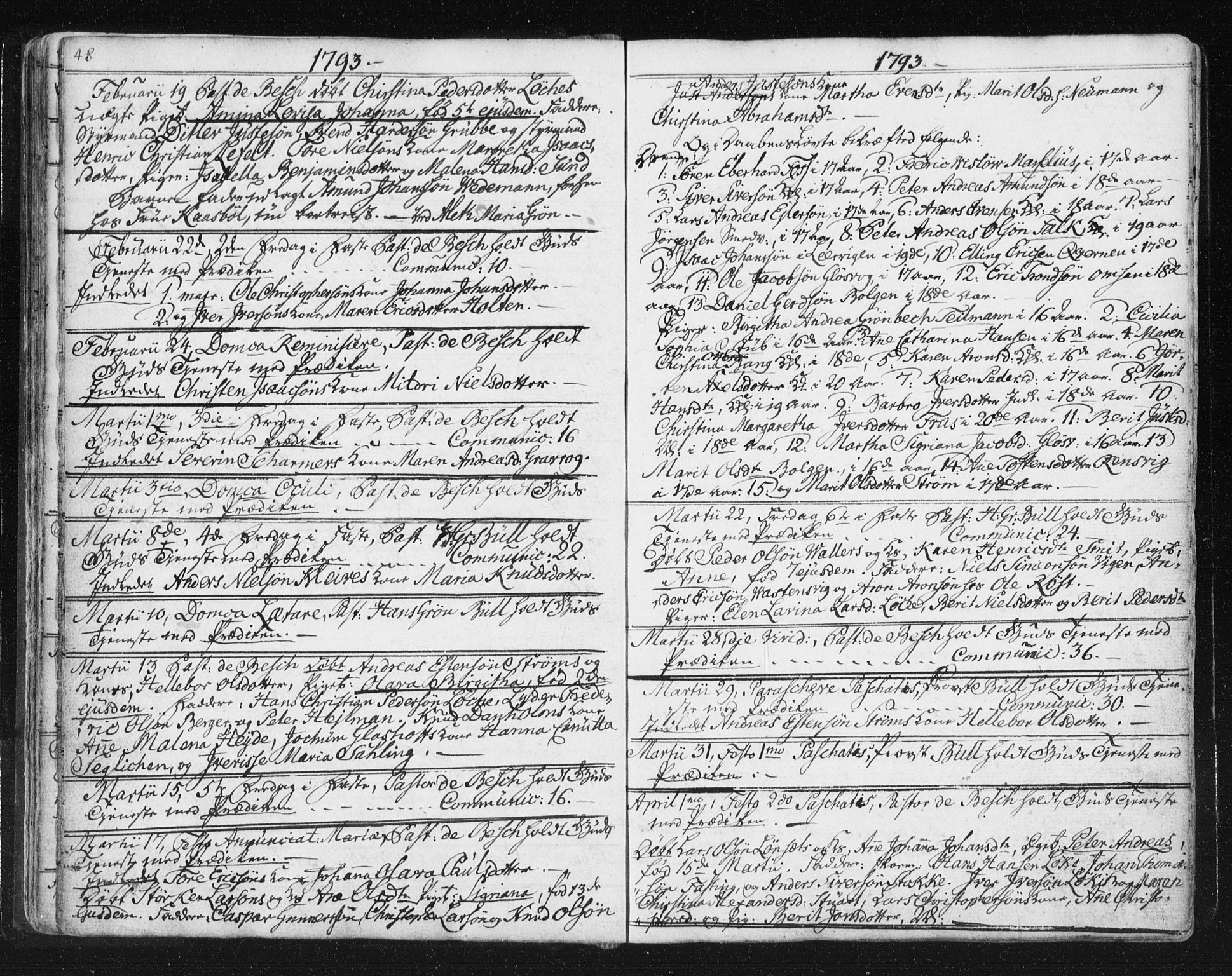 Ministerialprotokoller, klokkerbøker og fødselsregistre - Møre og Romsdal, SAT/A-1454/572/L0841: Parish register (official) no. 572A04, 1784-1819, p. 48