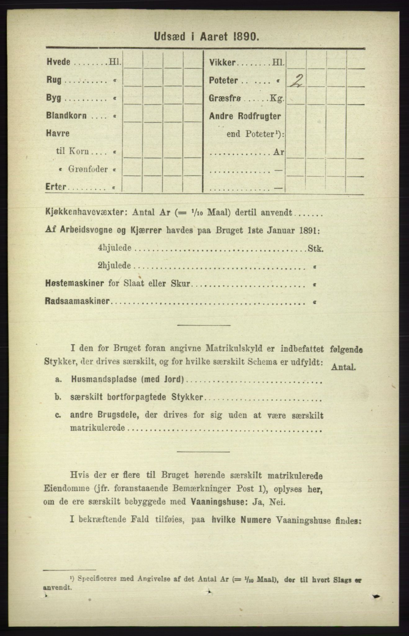 RA, 1891 census for 1230 Ullensvang, 1891, p. 7148