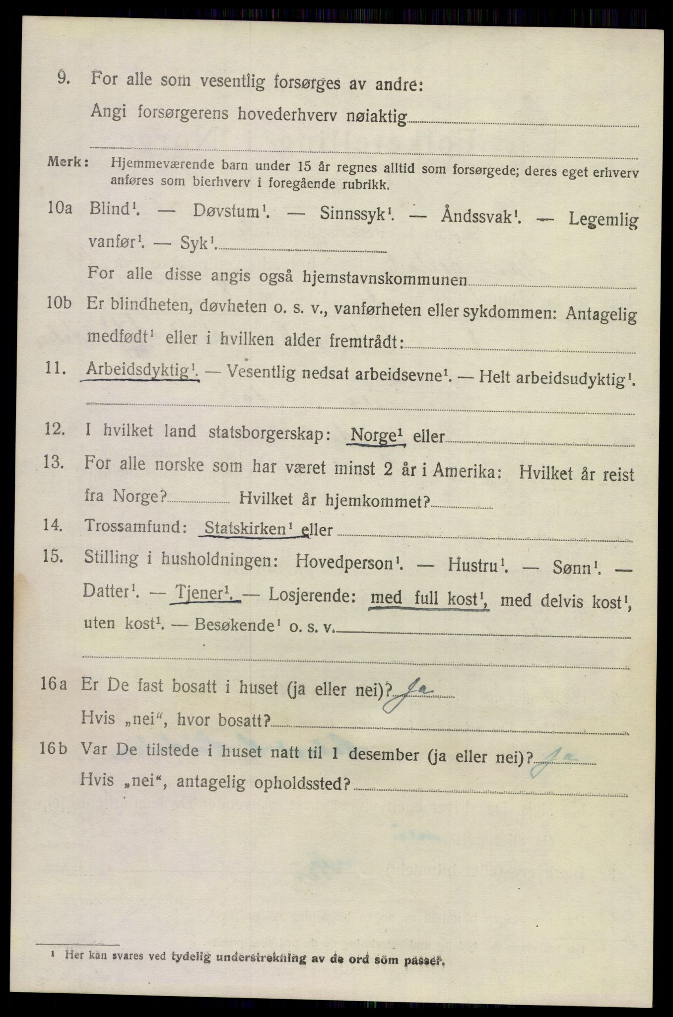 SAKO, 1920 census for Drangedal, 1920, p. 7602