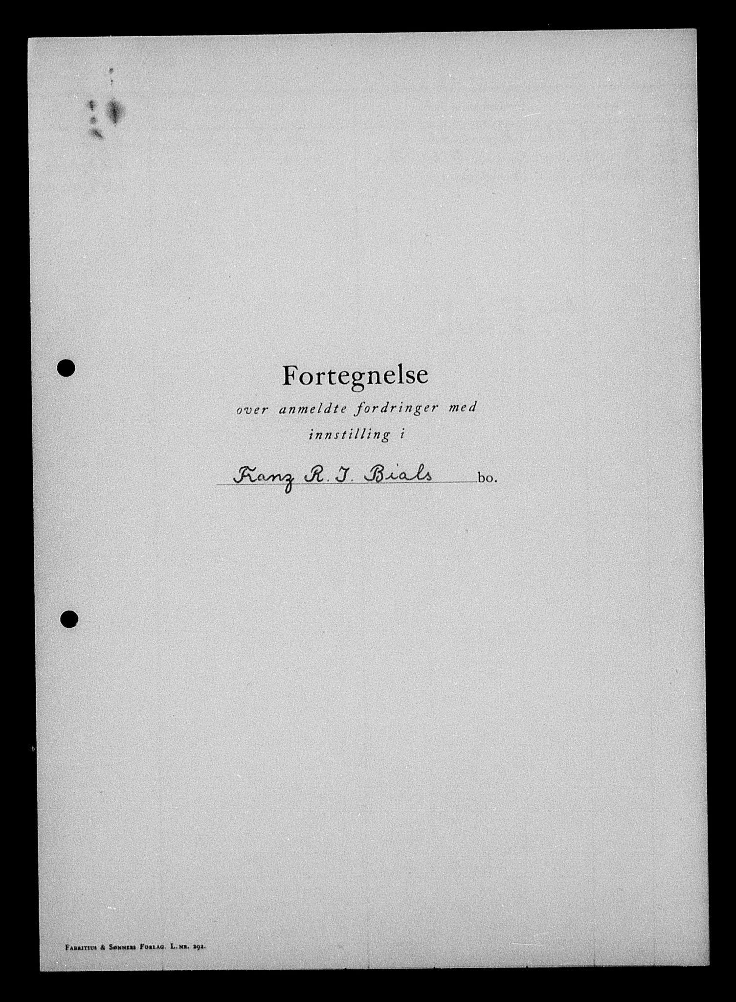 Justisdepartementet, Tilbakeføringskontoret for inndratte formuer, AV/RA-S-1564/H/Hc/Hcc/L0924: --, 1945-1947, p. 65