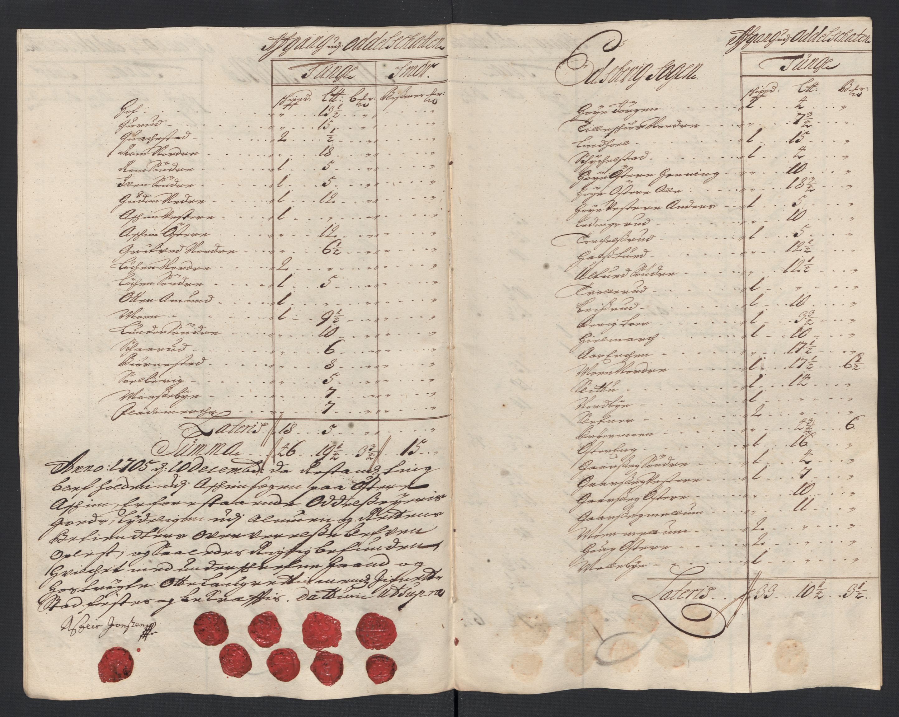 Rentekammeret inntil 1814, Reviderte regnskaper, Fogderegnskap, AV/RA-EA-4092/R07/L0297: Fogderegnskap Rakkestad, Heggen og Frøland, 1705, p. 316