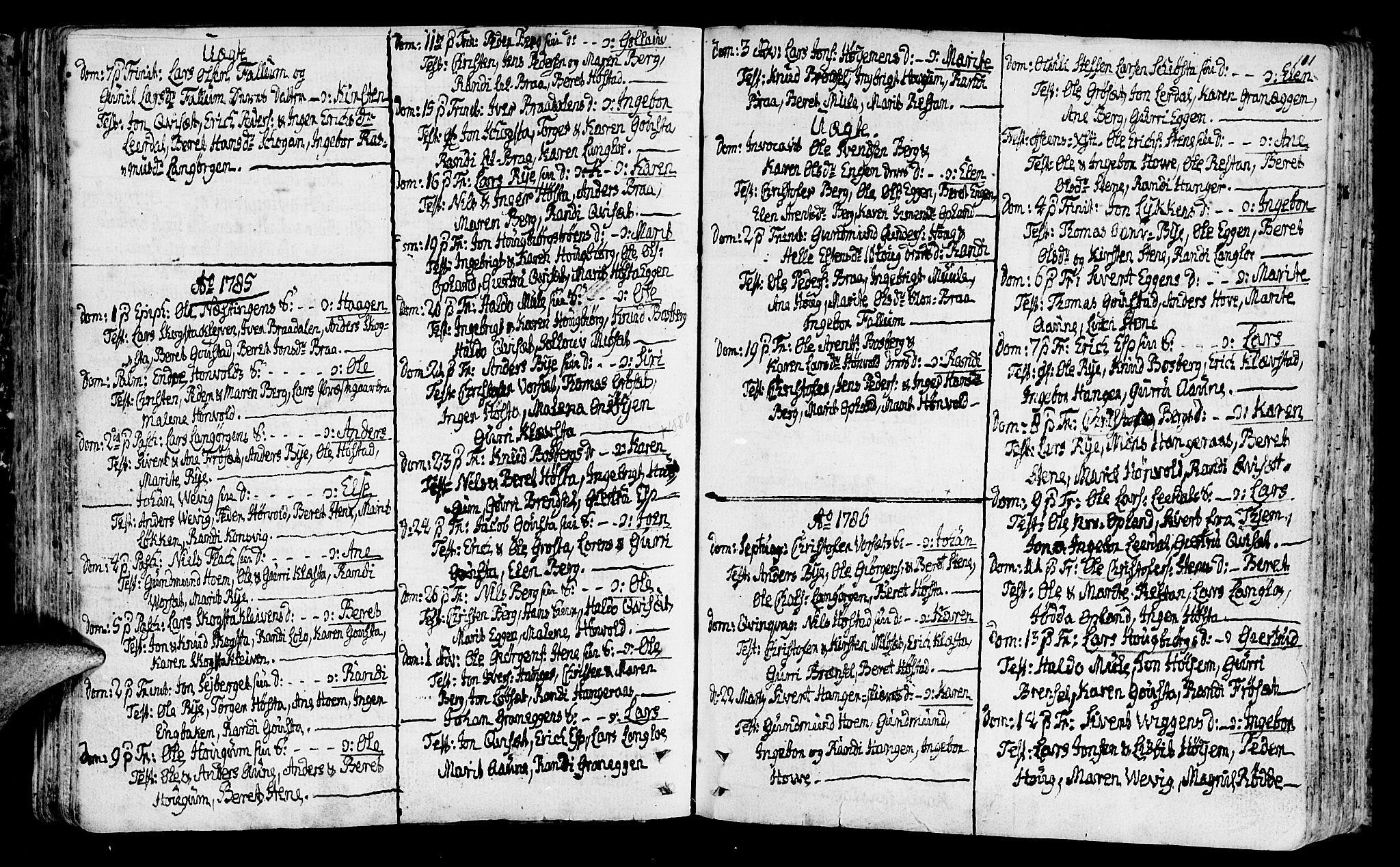 Ministerialprotokoller, klokkerbøker og fødselsregistre - Sør-Trøndelag, SAT/A-1456/612/L0370: Parish register (official) no. 612A04, 1754-1802, p. 111