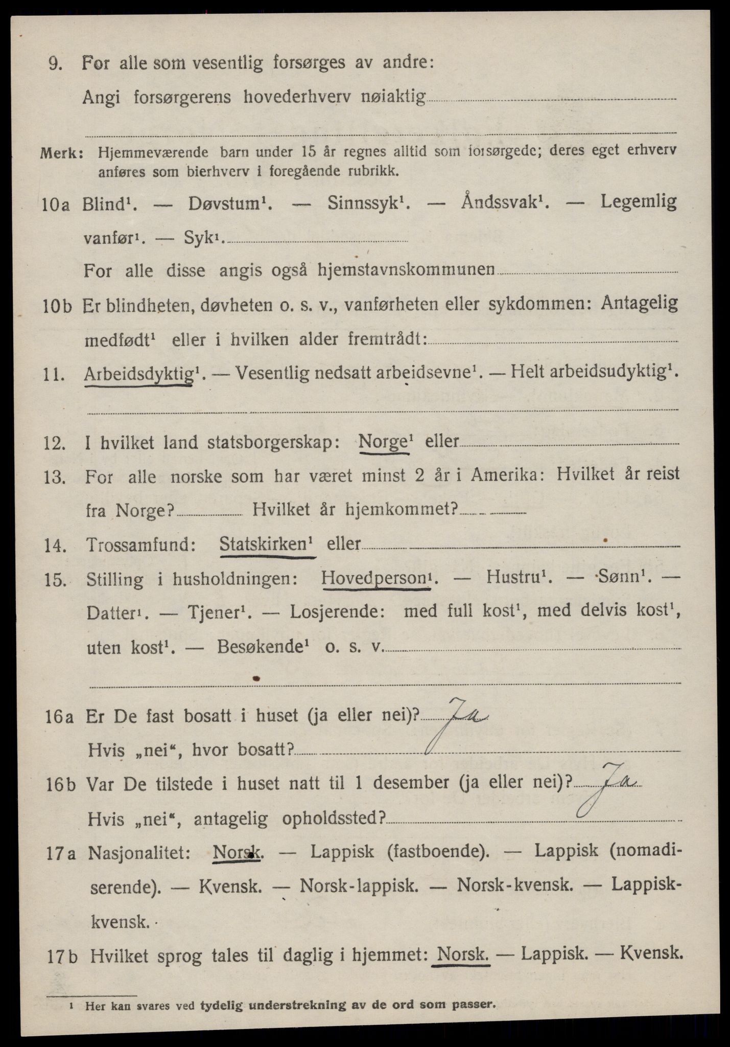 SAT, 1920 census for Hitra, 1920, p. 1790