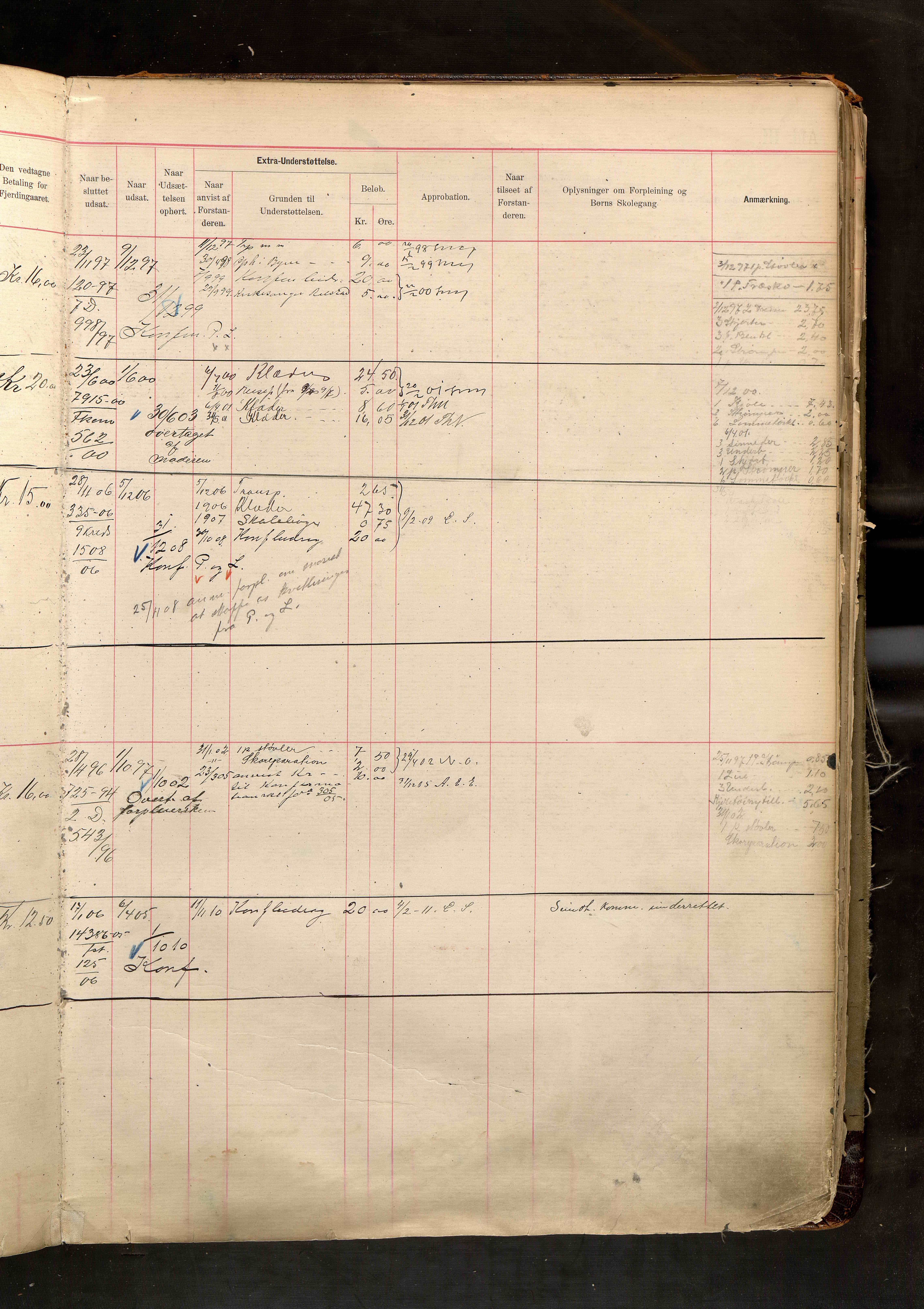 Fattigvesenet, OBA/A-20045/H/Hd/L0005: Manntallsprotokoll. Mnr. 1-500, 1897-1910, p. 239